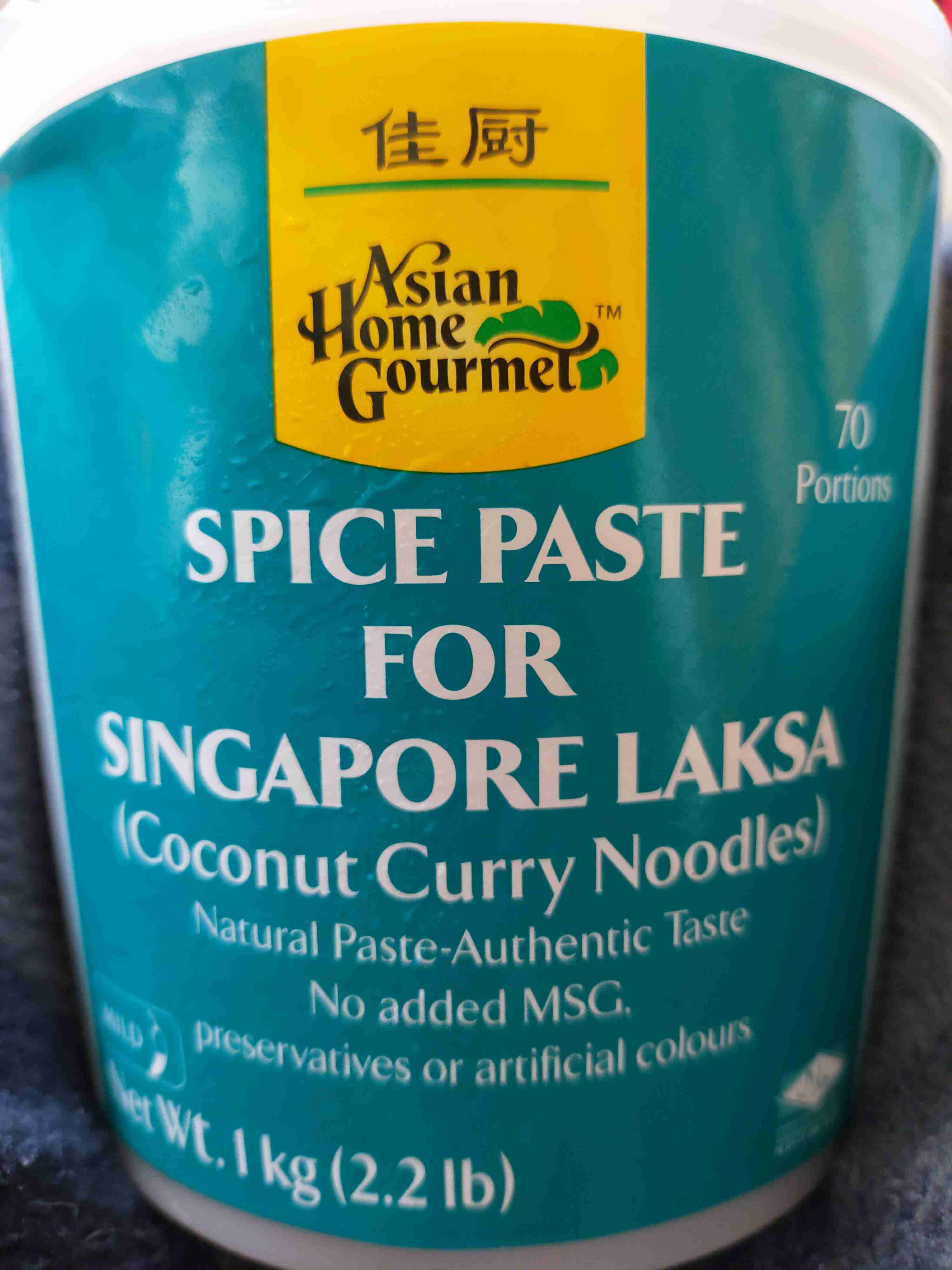 Aingapore laksa spice paste