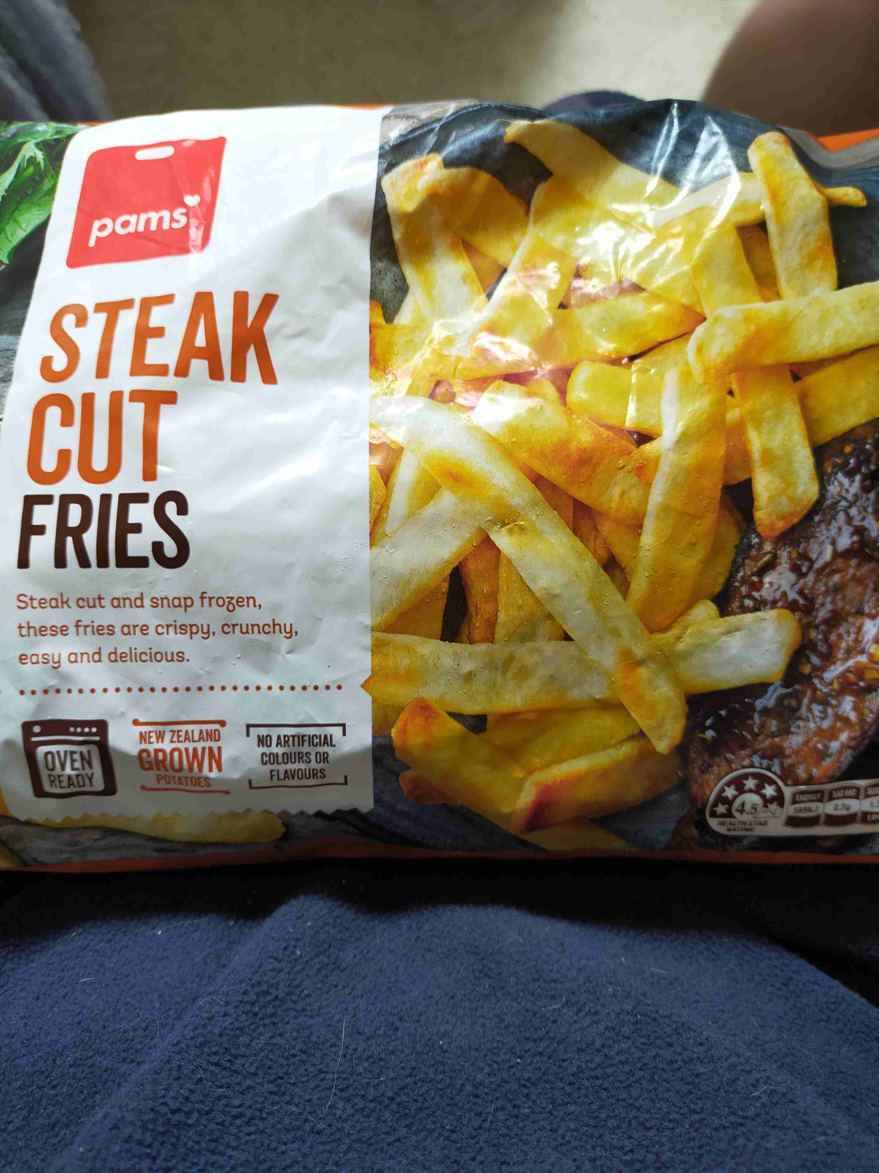 Steak cut fries