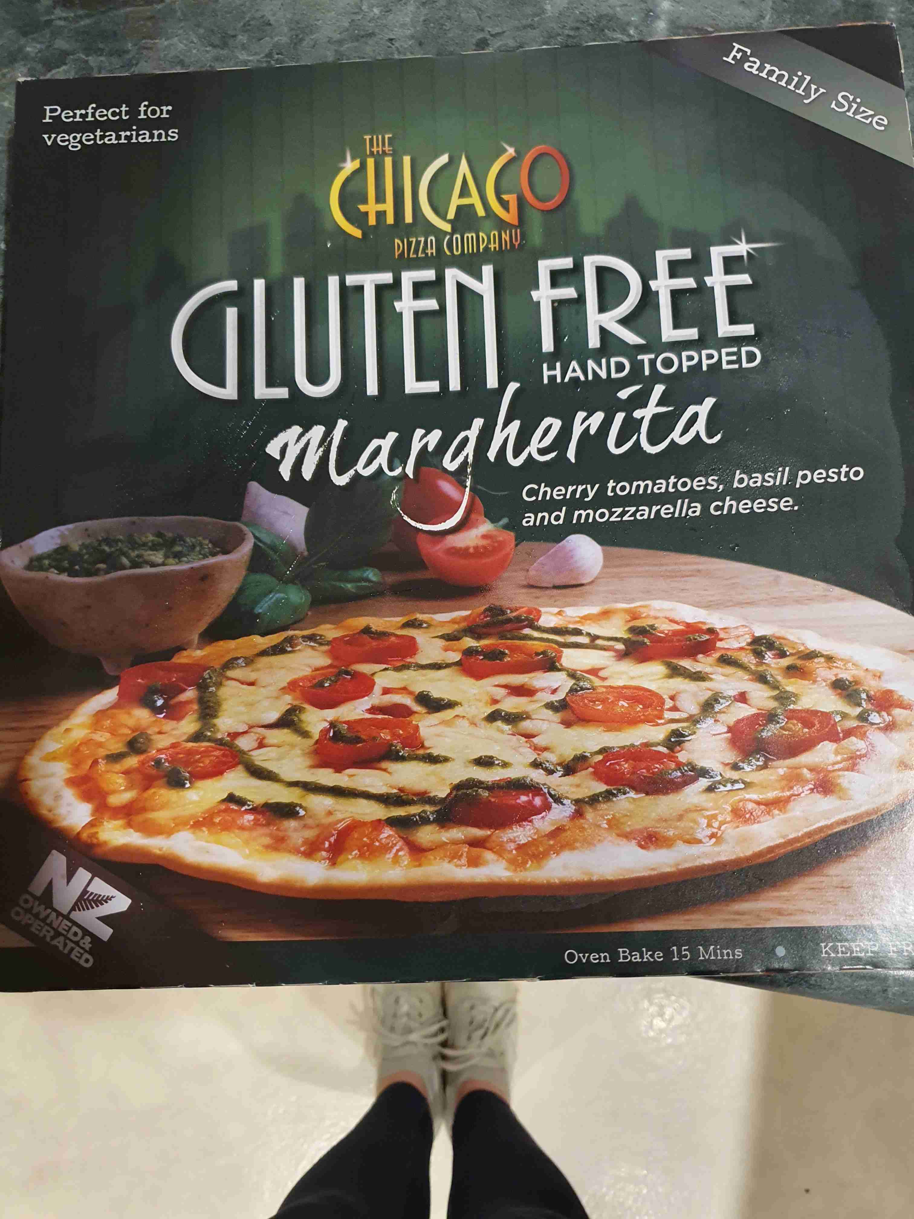 GF Margherita pizza