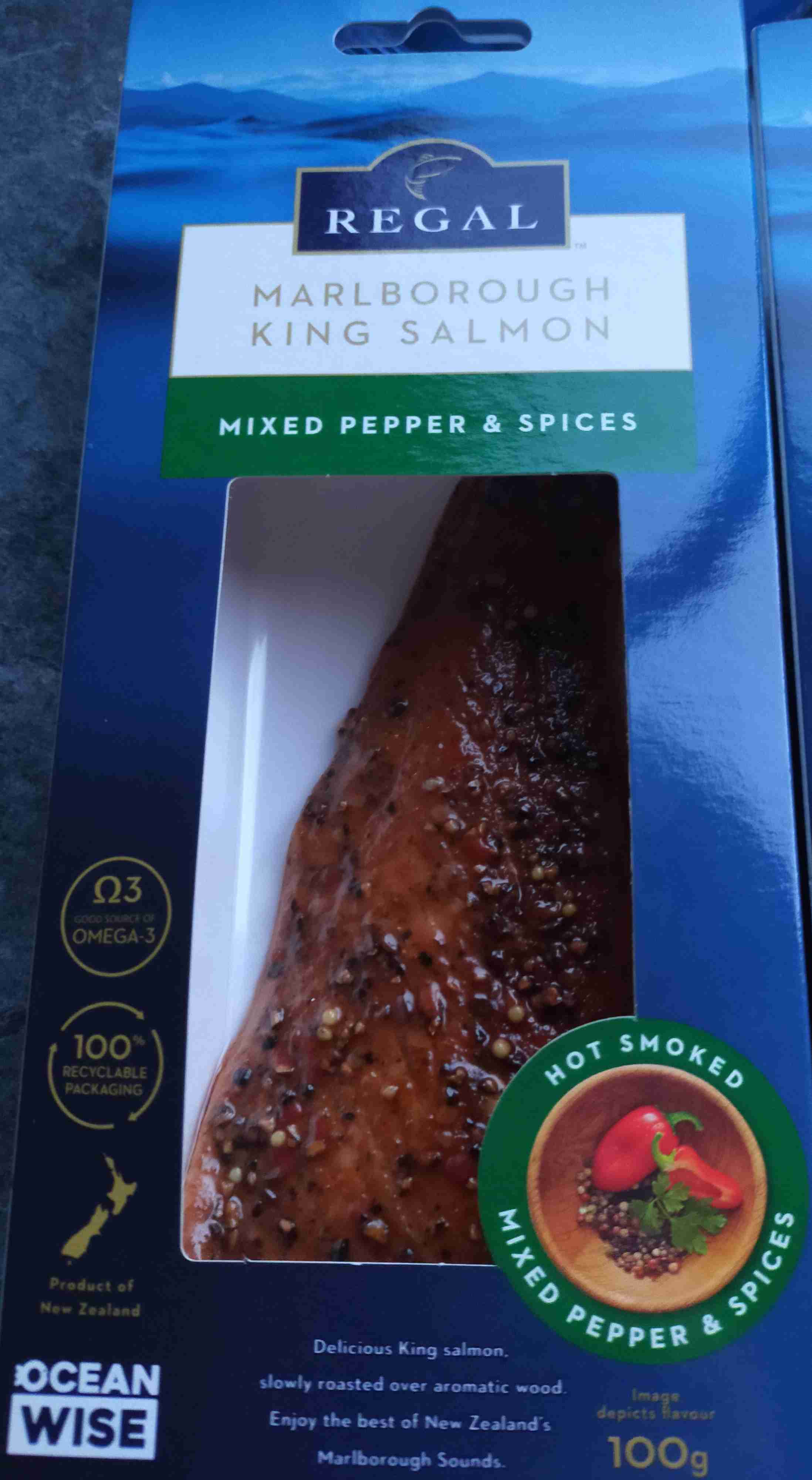 Slamon mixed pepper and spices