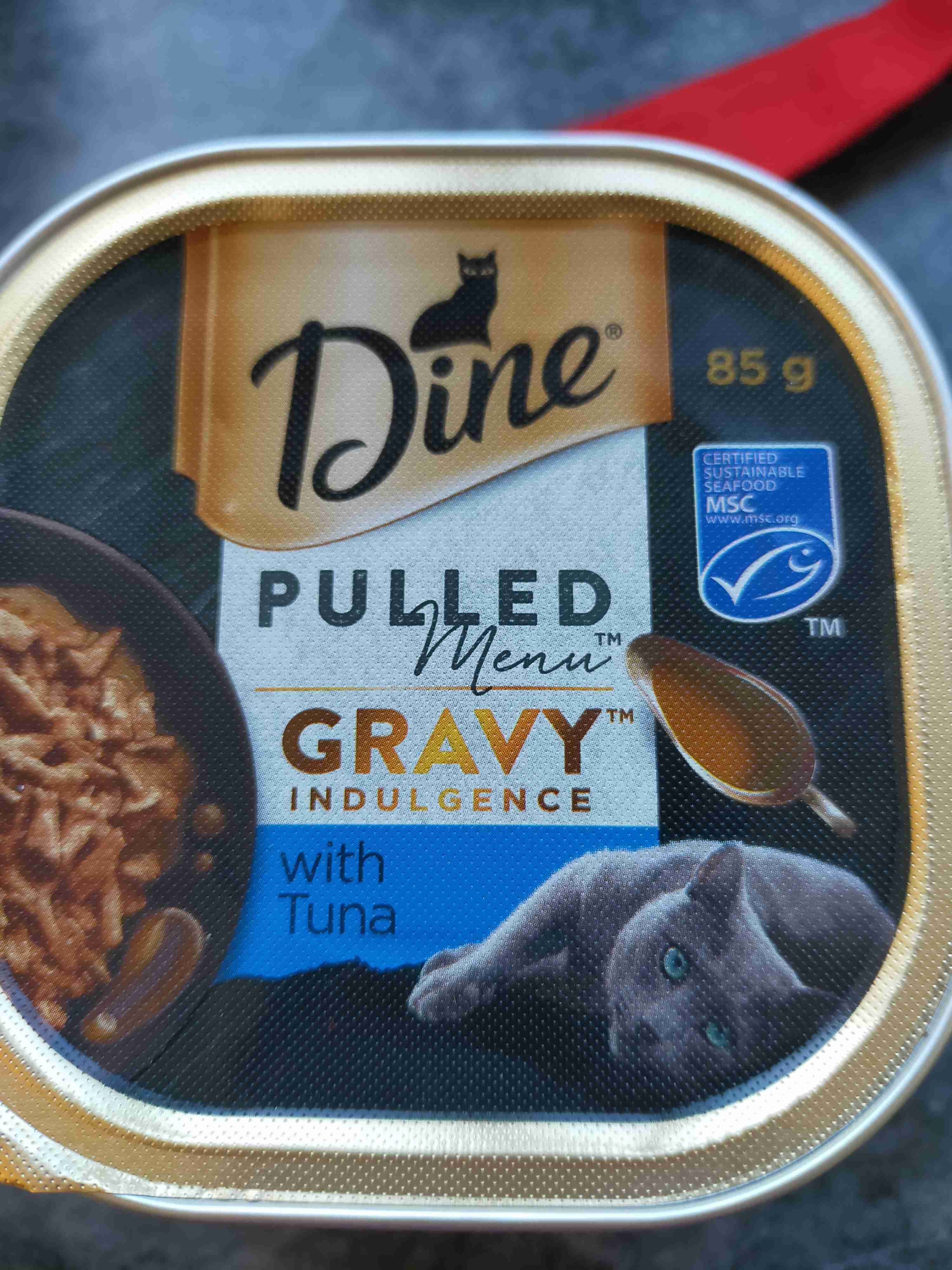 Pulled menu with tuna