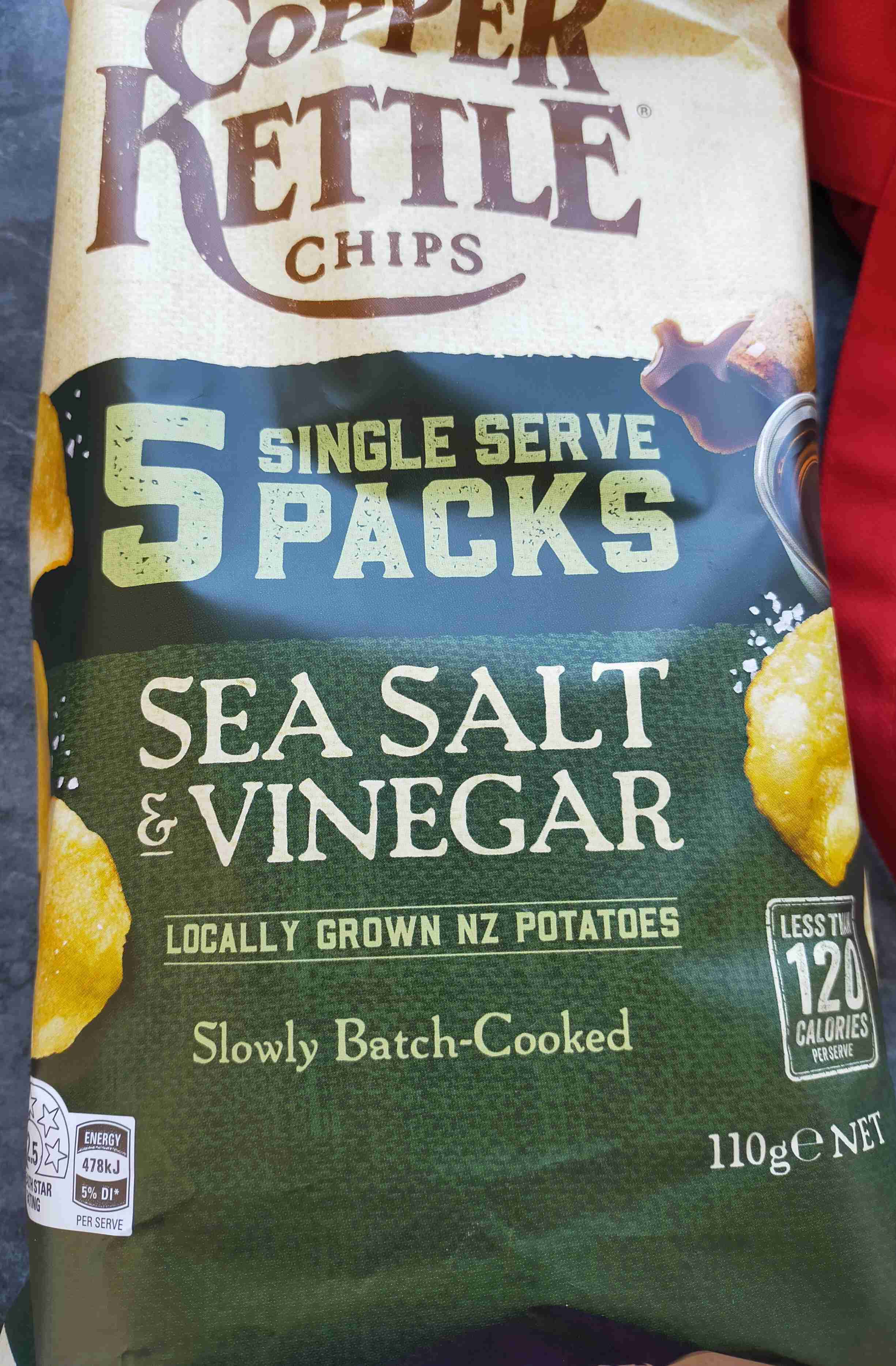 Sea salt and vinegar chips