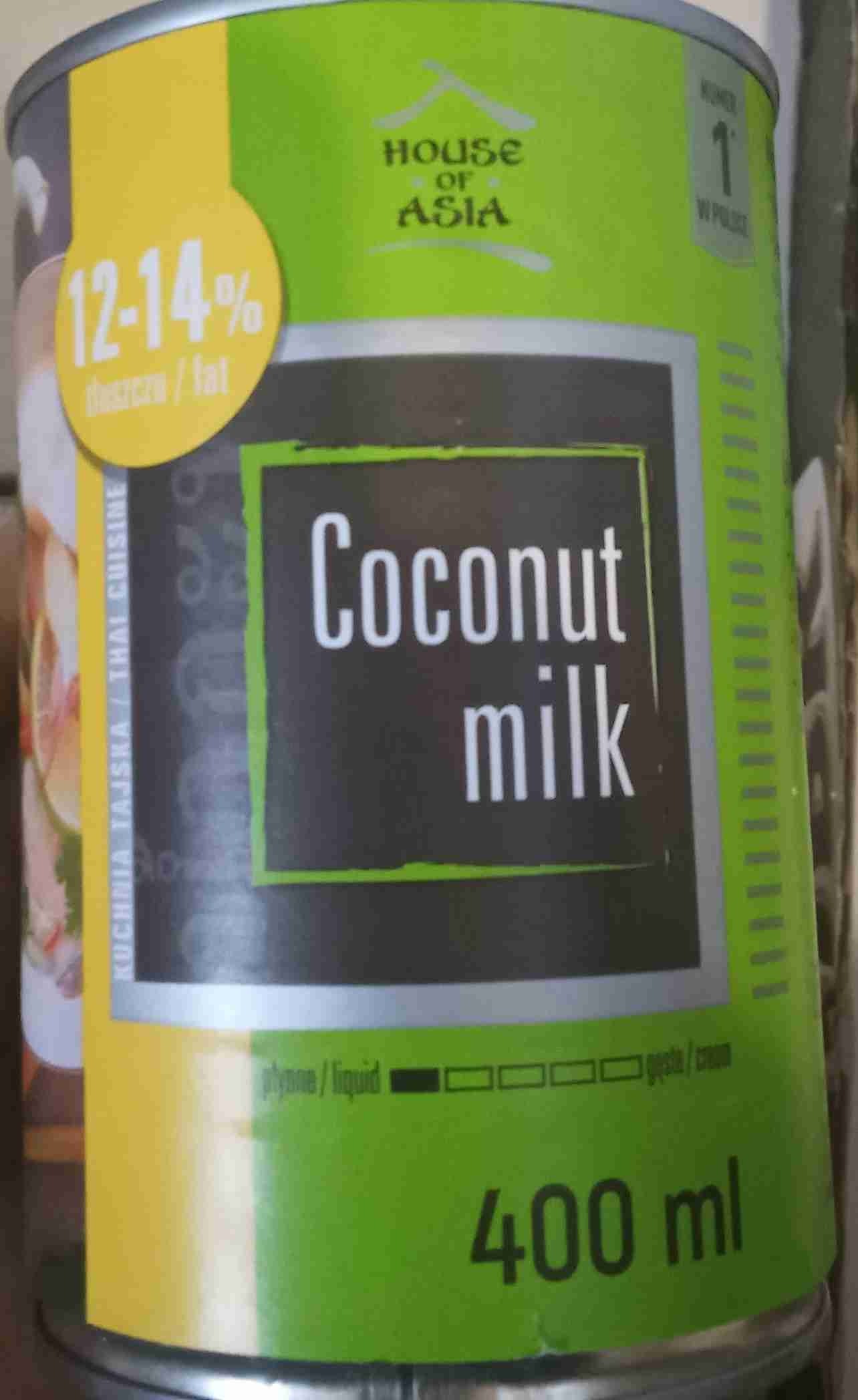 Coconut milk 12-14% tluszczu