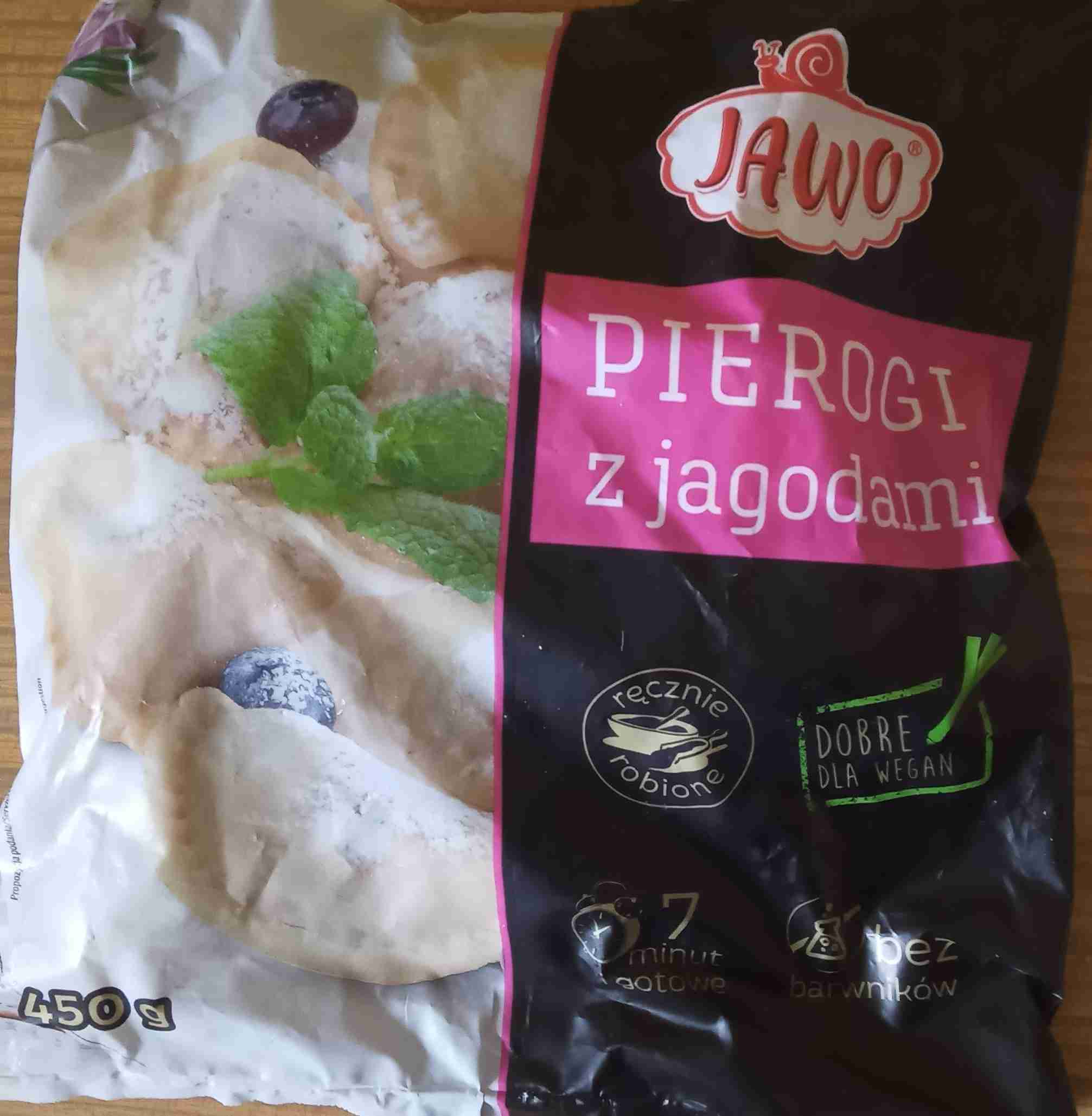 Pierogi z jagodami