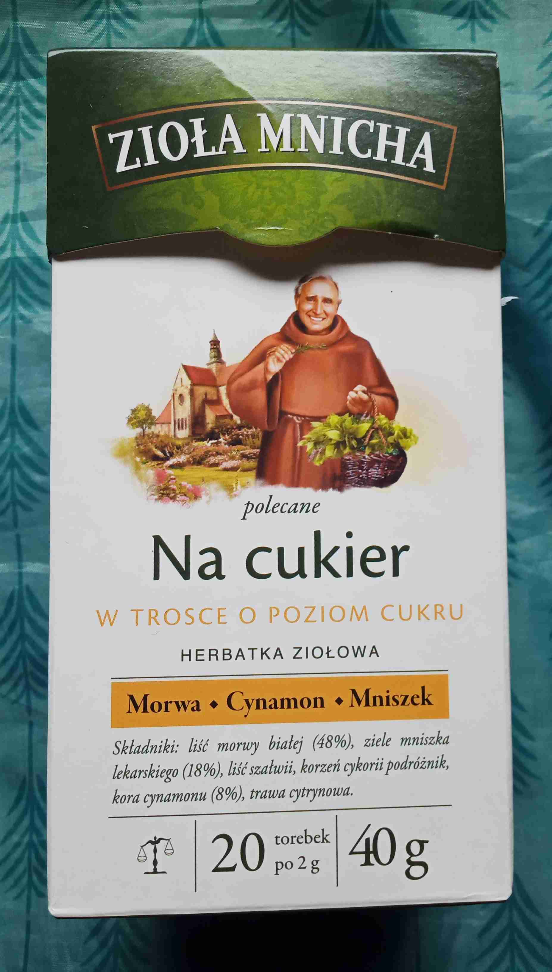 Herbata ziołowa morwa cynamon mniszek