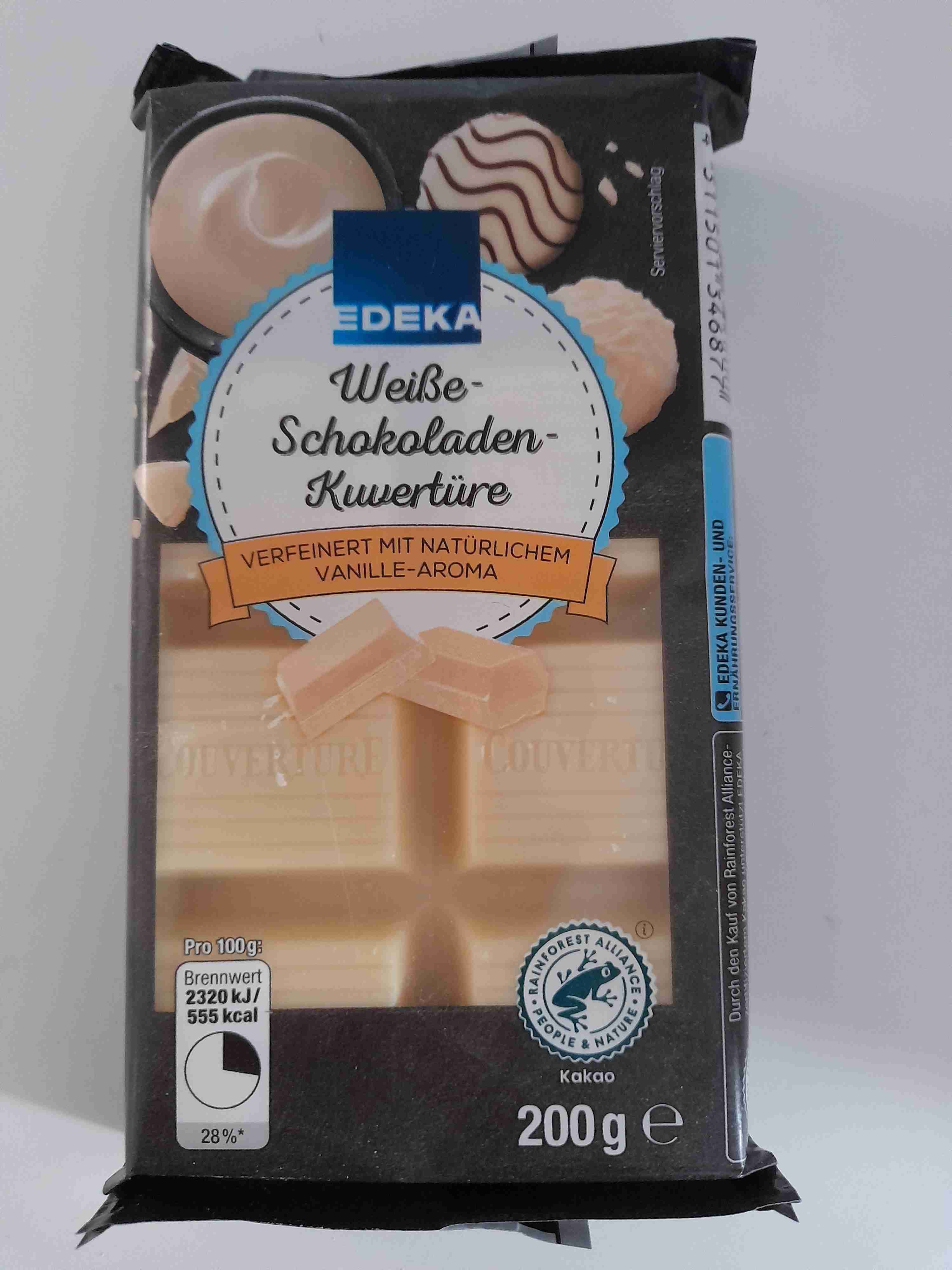 Weiße-Schokoladen-Kuvertüre