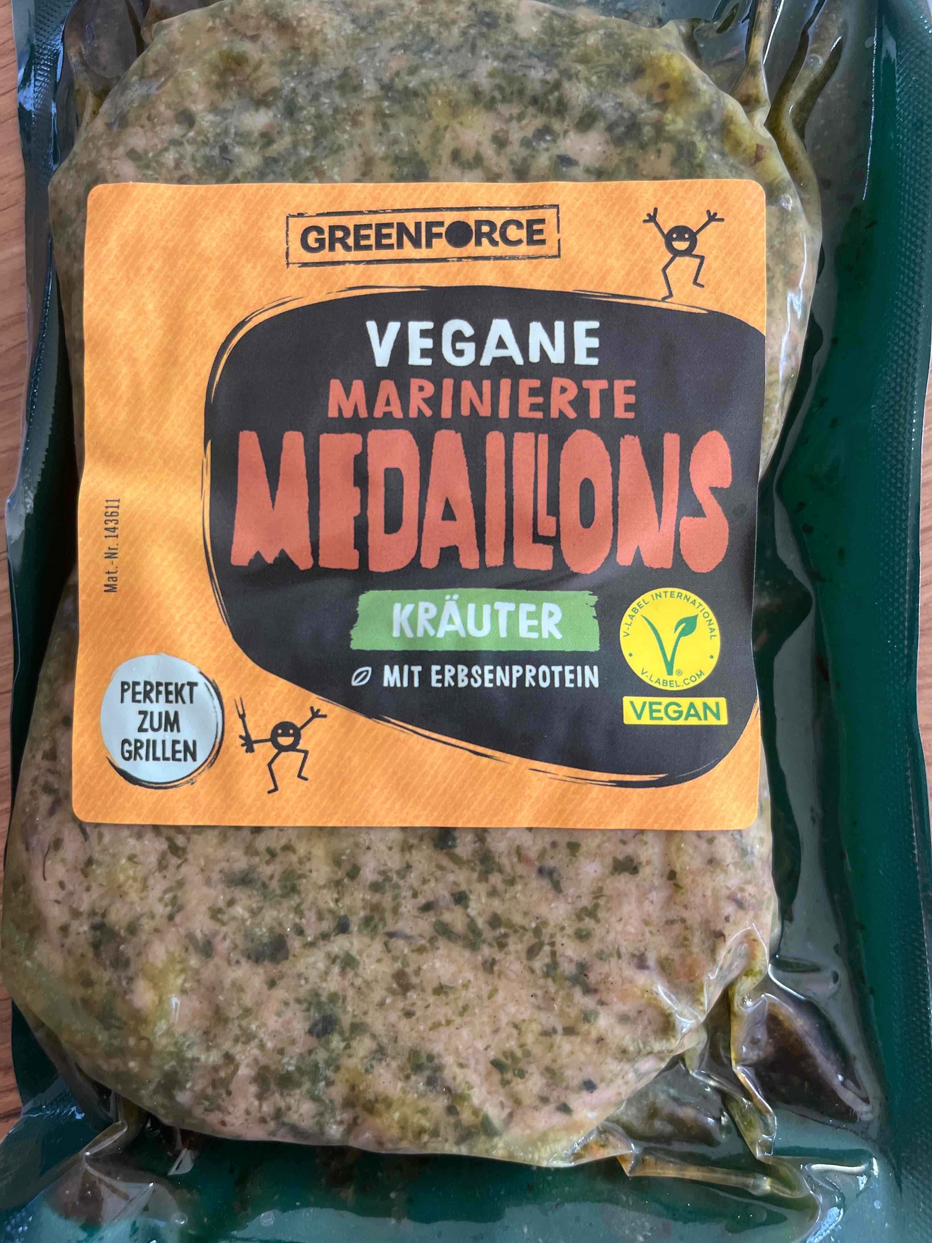 Vegane mariniete Medaillons