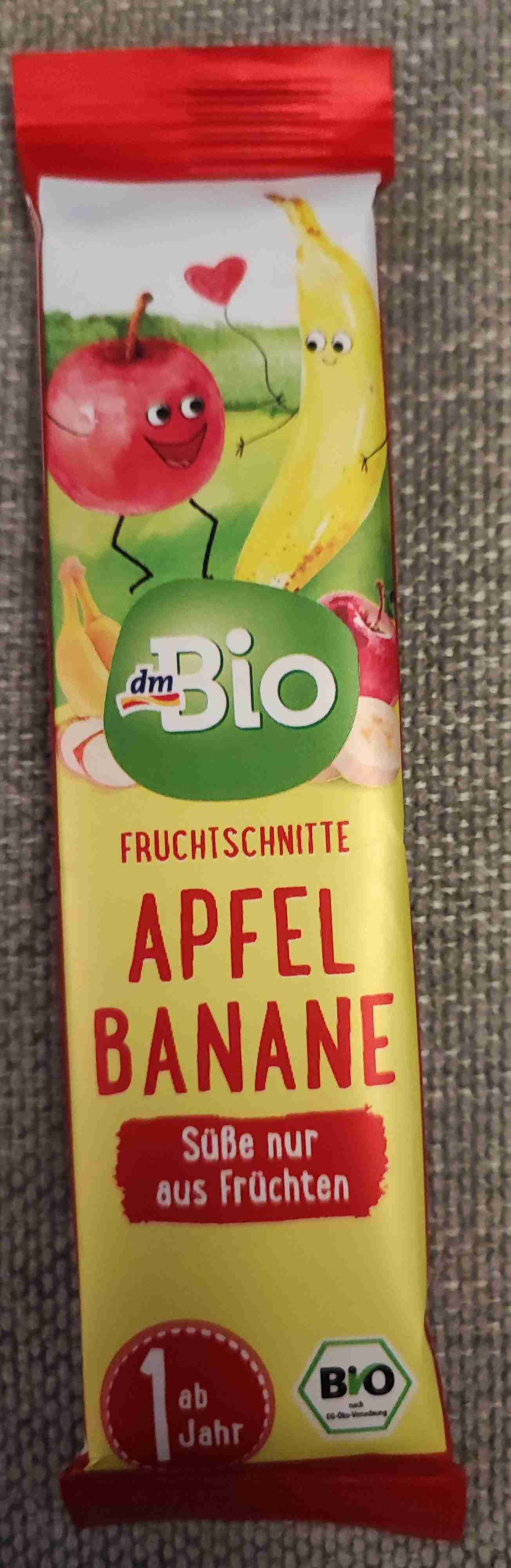 Fruchtschnitte Apfel Banane 
