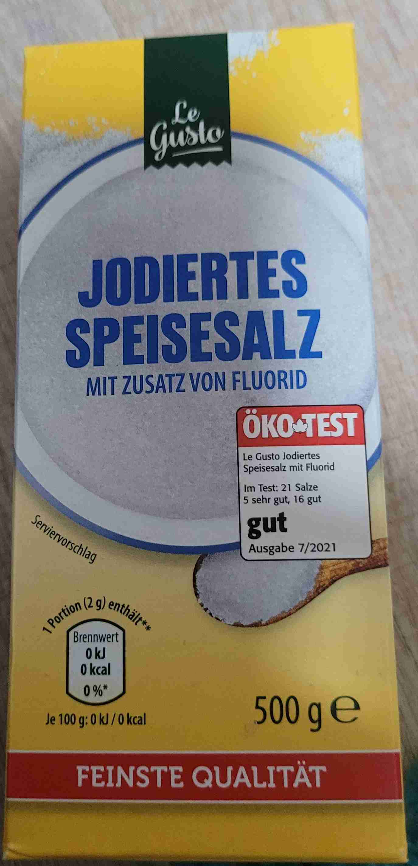 Jodiertes Speisesalz