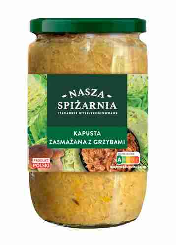 Kapusta zasmażana z grzybami leśnymi 670 g