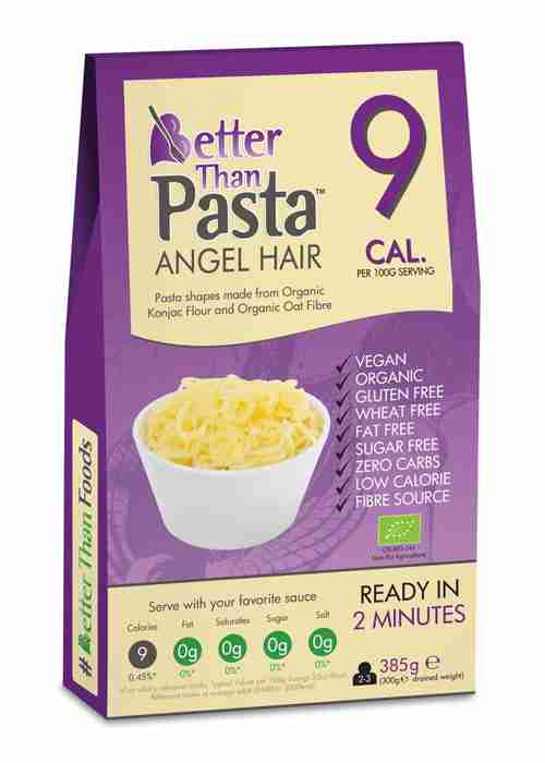 Organiczny makaron konjak angel hair 385 g/300 g