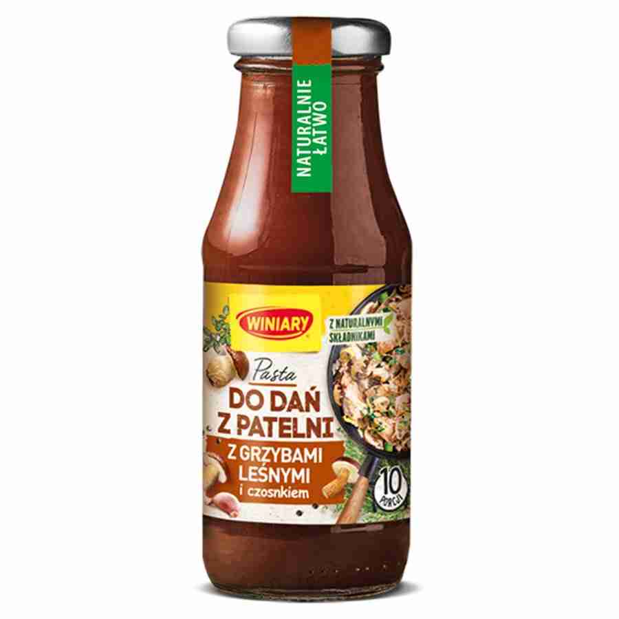 Pasta do dań z patelni z grzybami leśnymi i czosnkiem 210 g