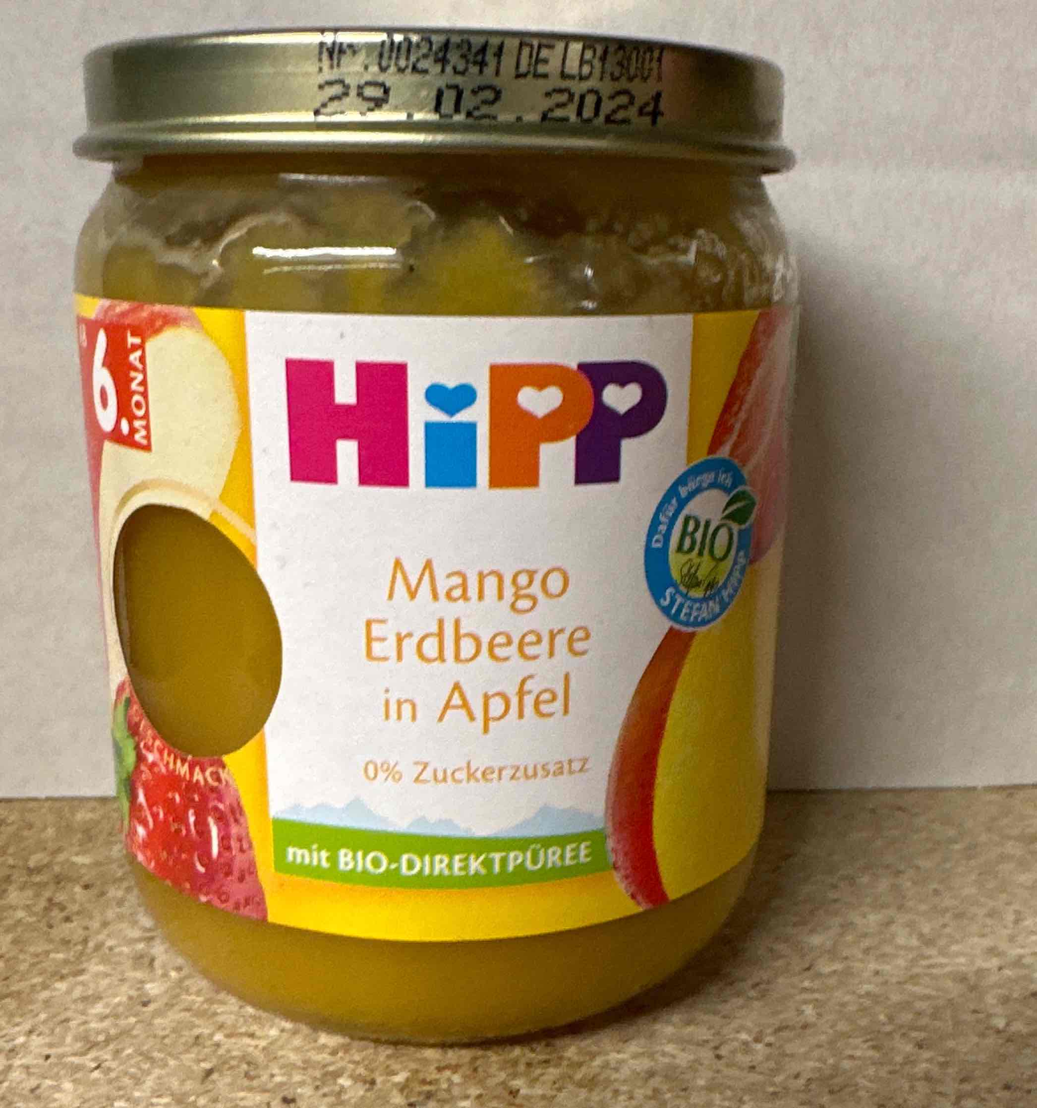 Mango Erdbeere in Apfel