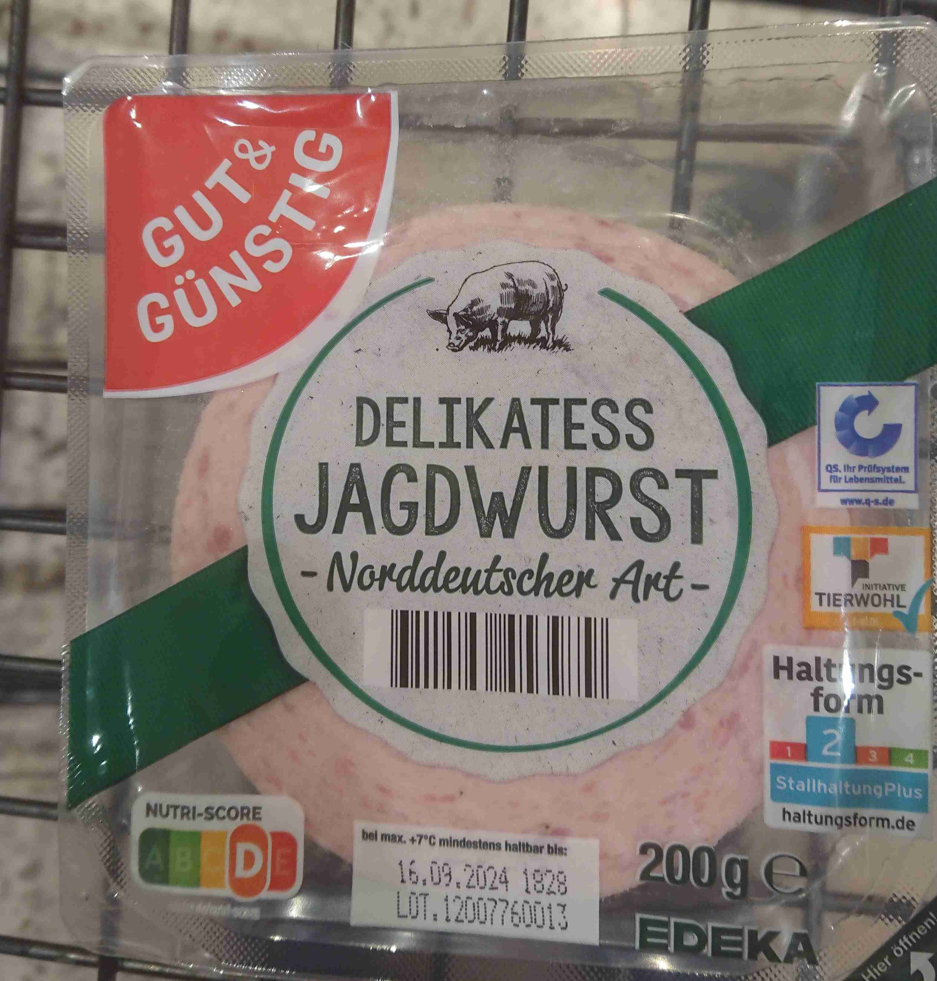 Delikatess Jagdwurst