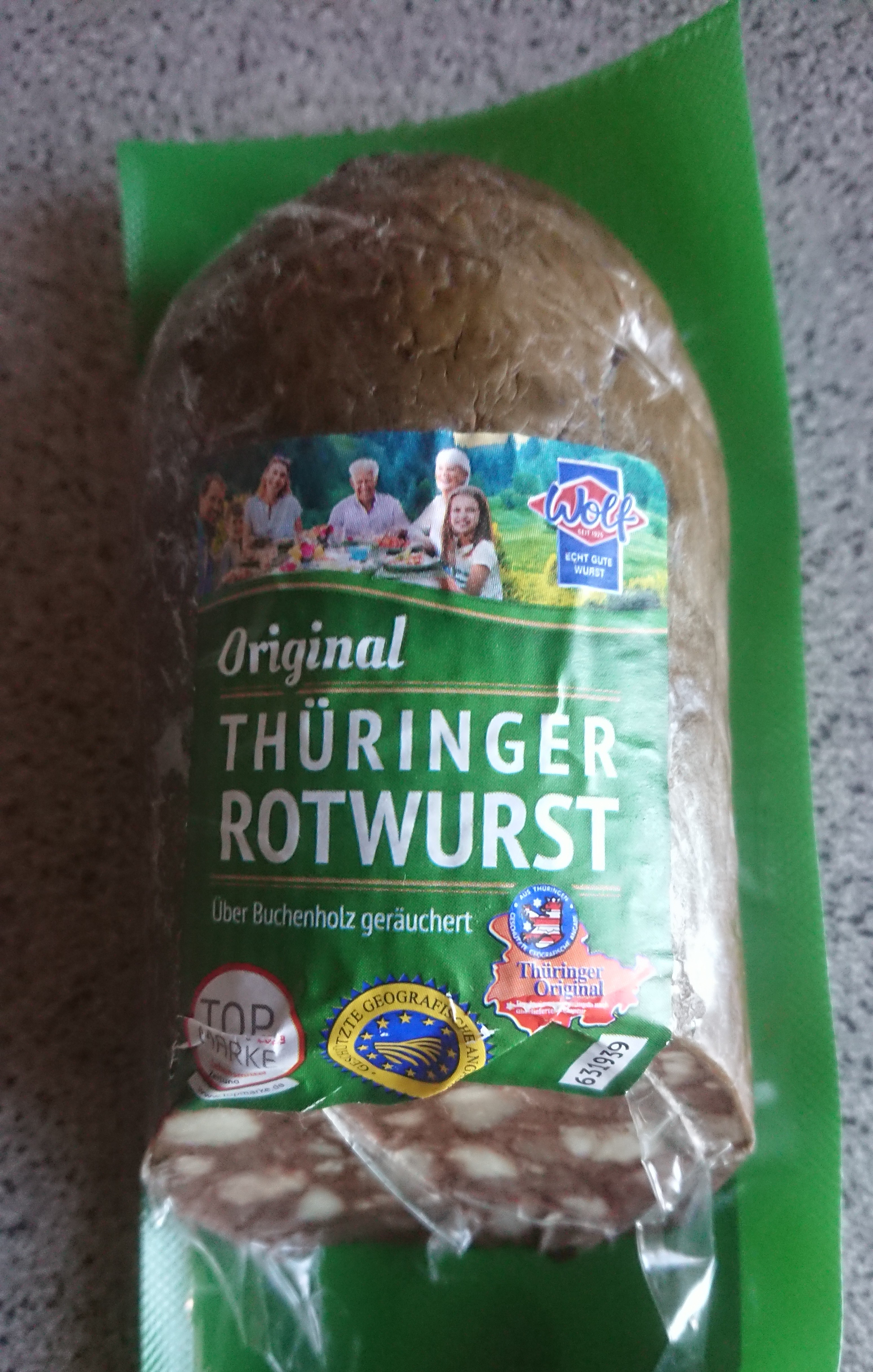 Original Thüringer Rotwurst 