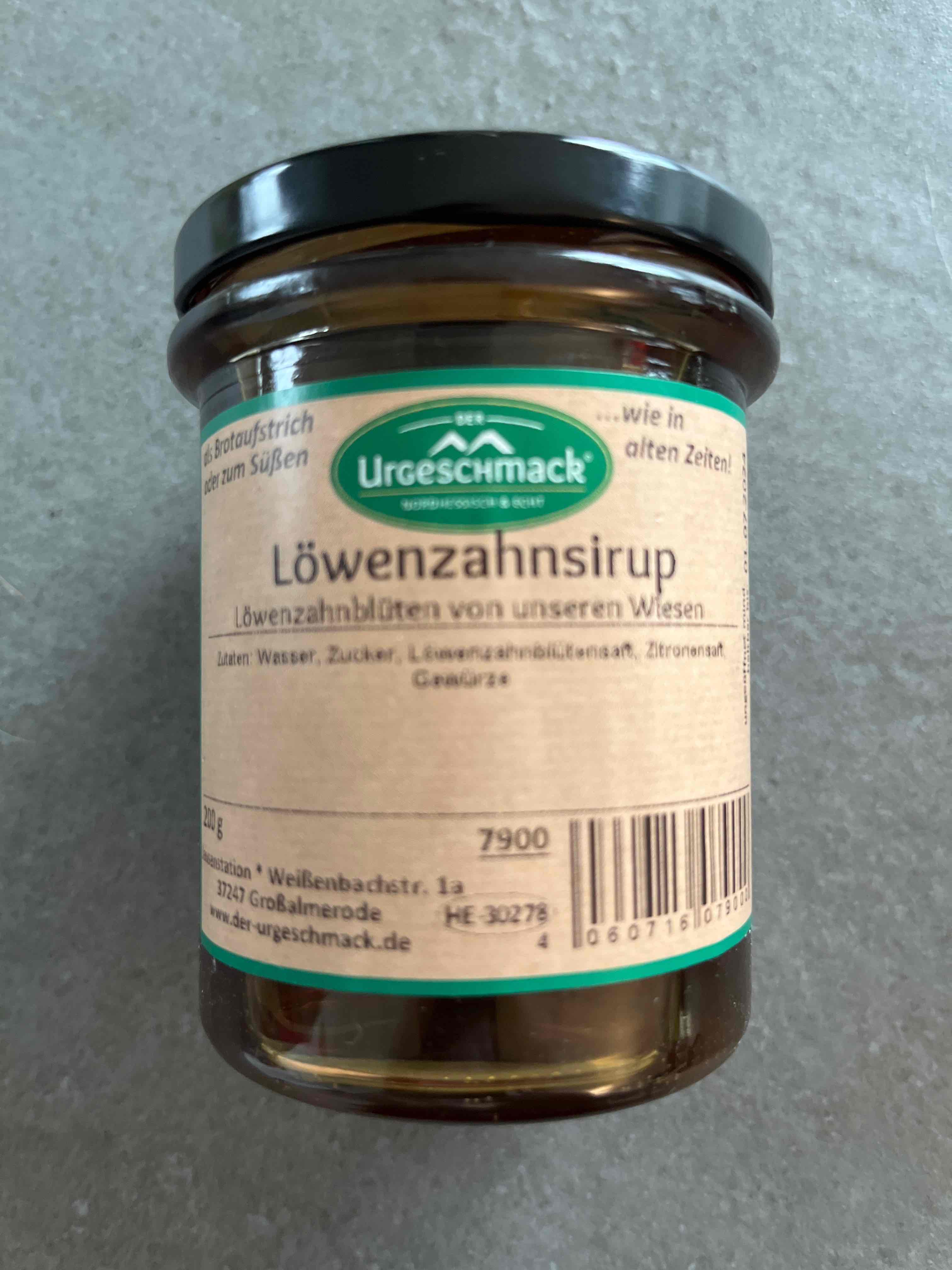Löwenzahnsirup