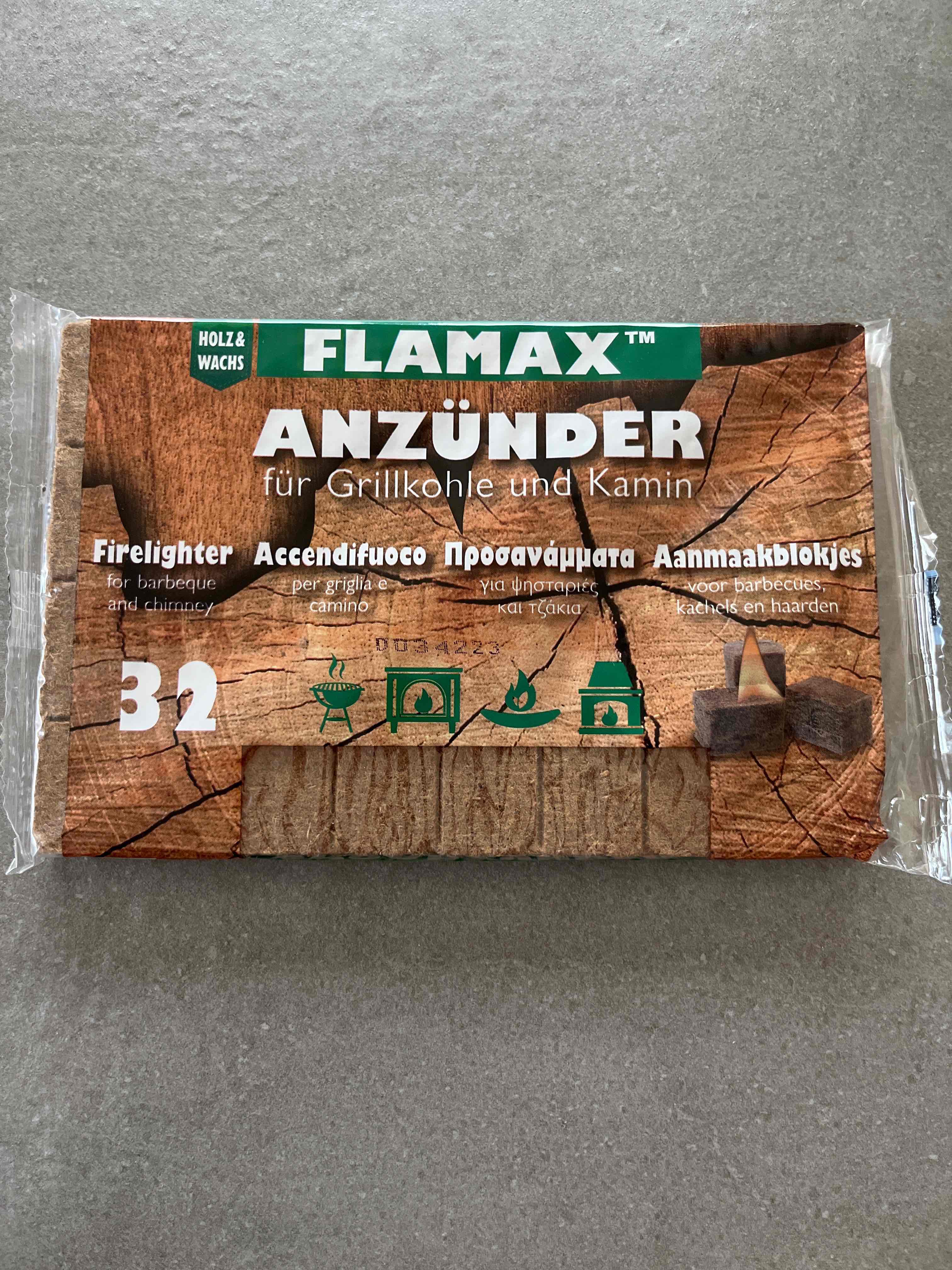 Anzünder für Grillkohle und Kamin