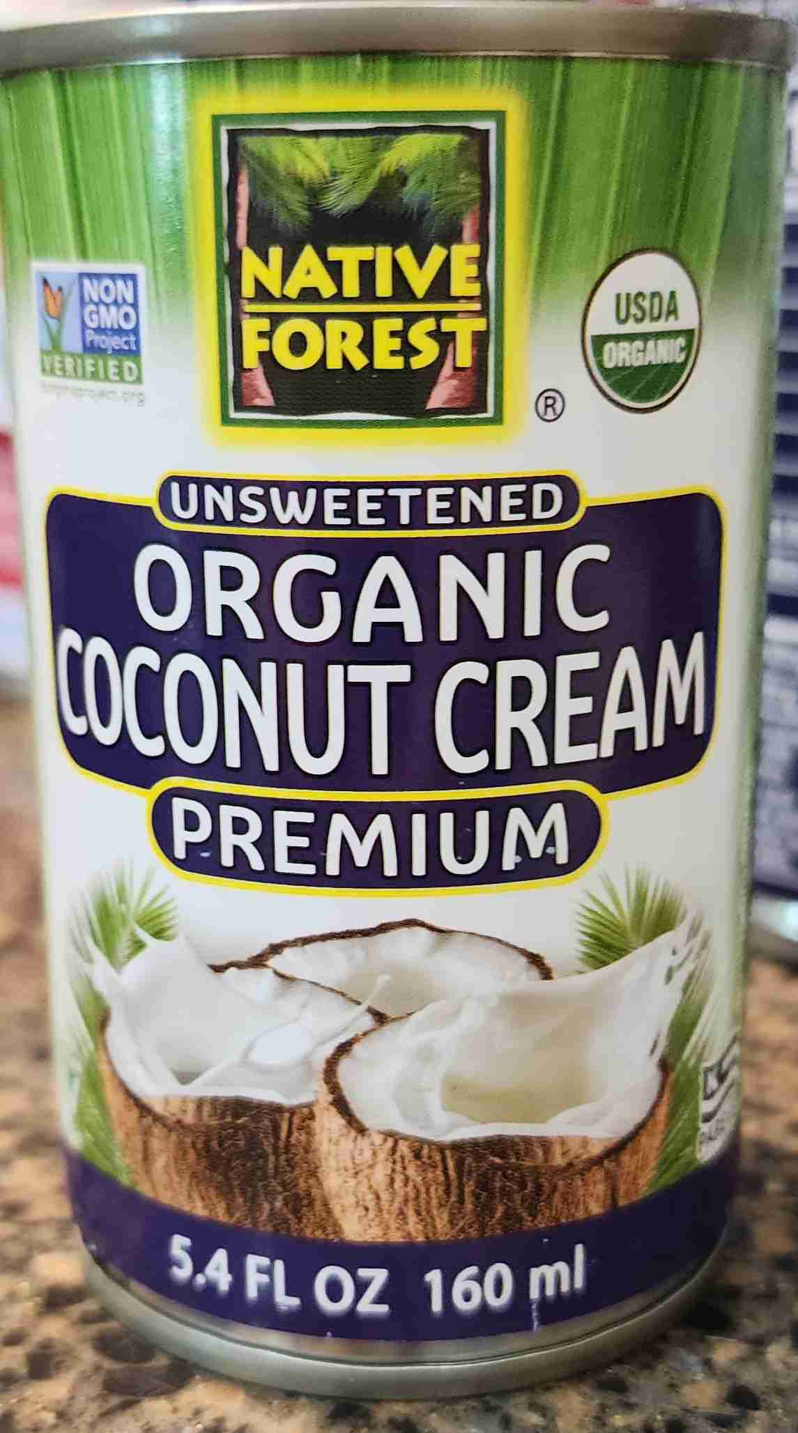 Organic coconut cream 