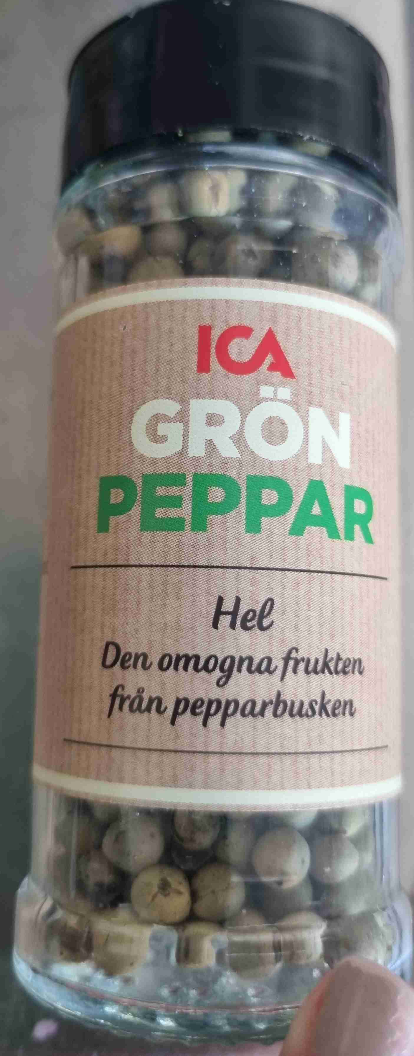 Grönpeppar hel