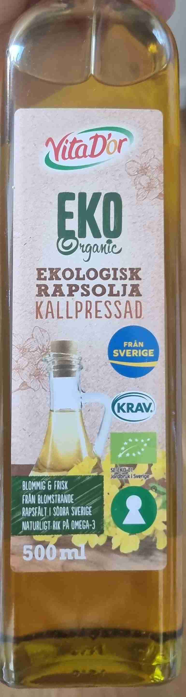 Kallpressad rapsolja