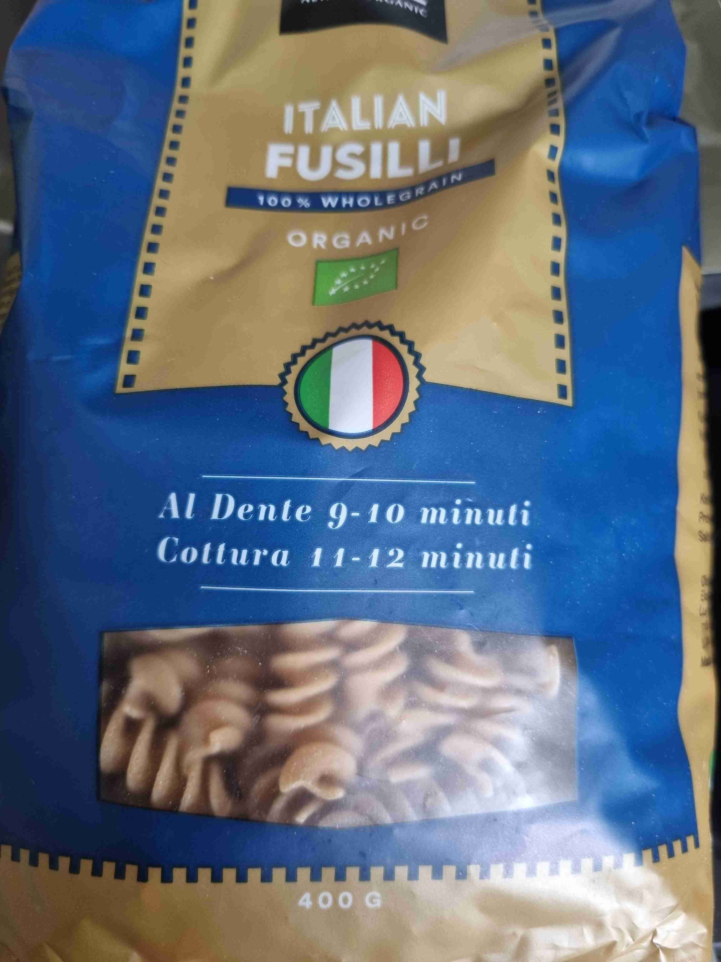Fusilli pasta fullkorn