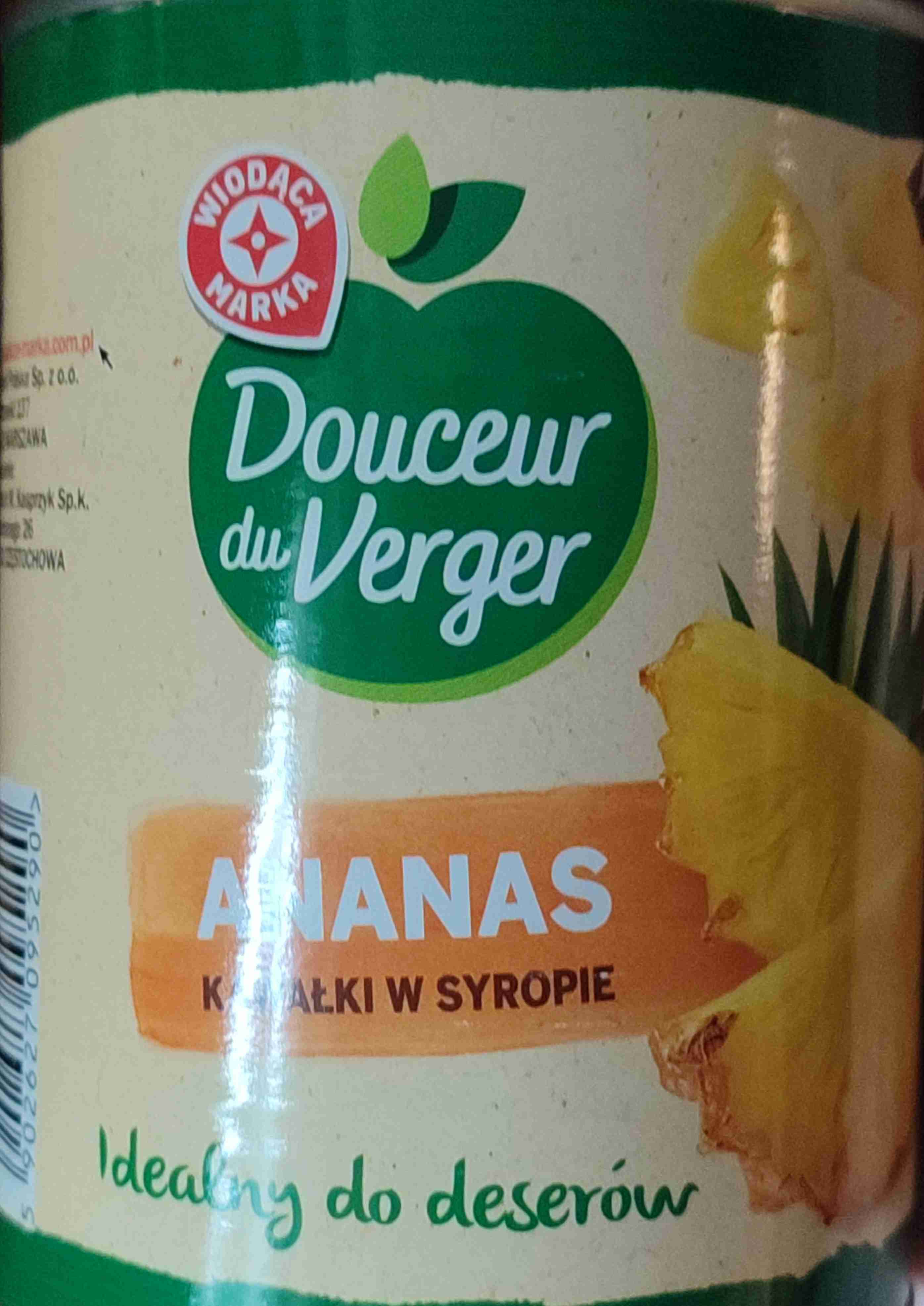 Ananas kawałki w syropie