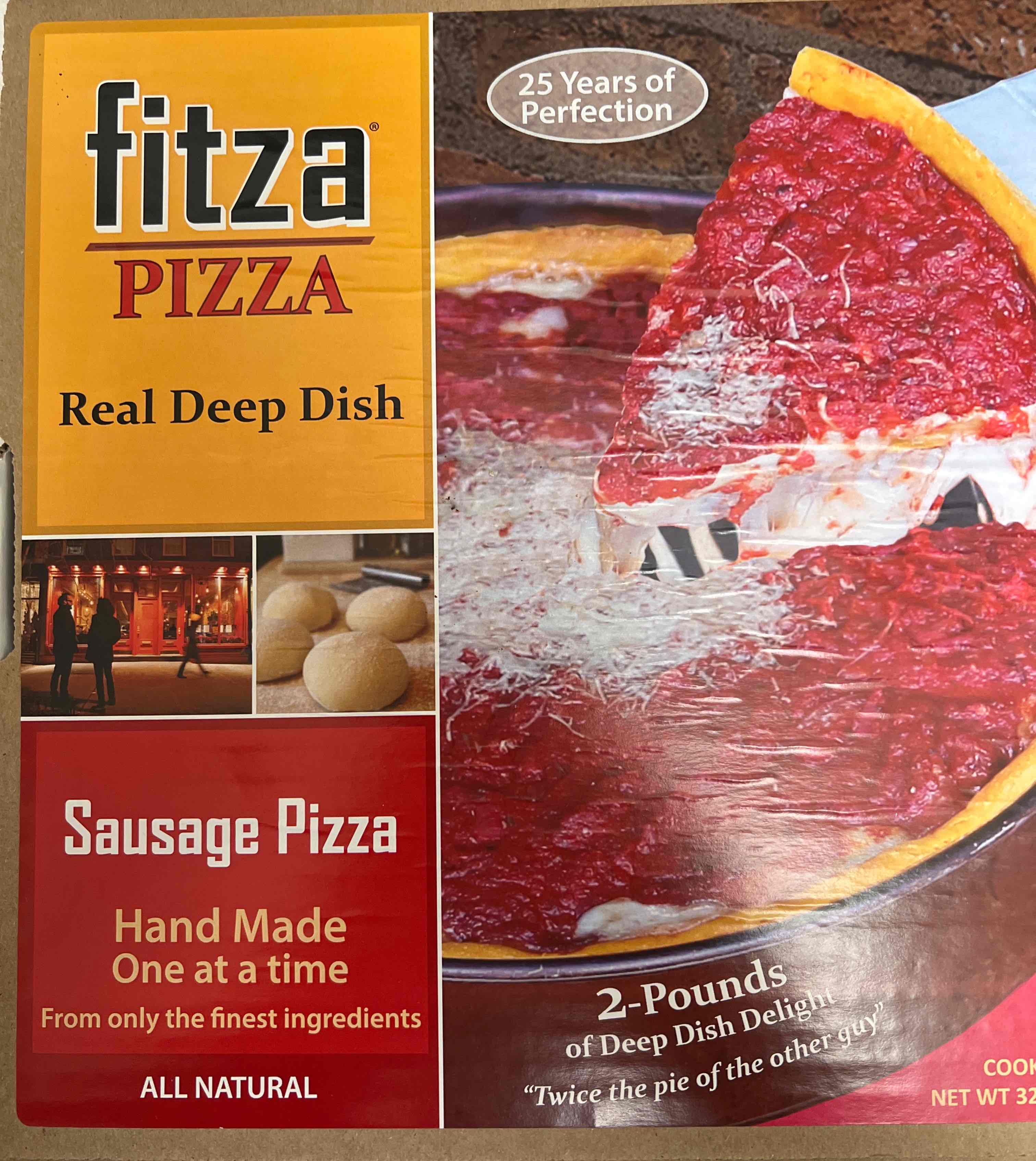 Sausage Deep Dish Pizza