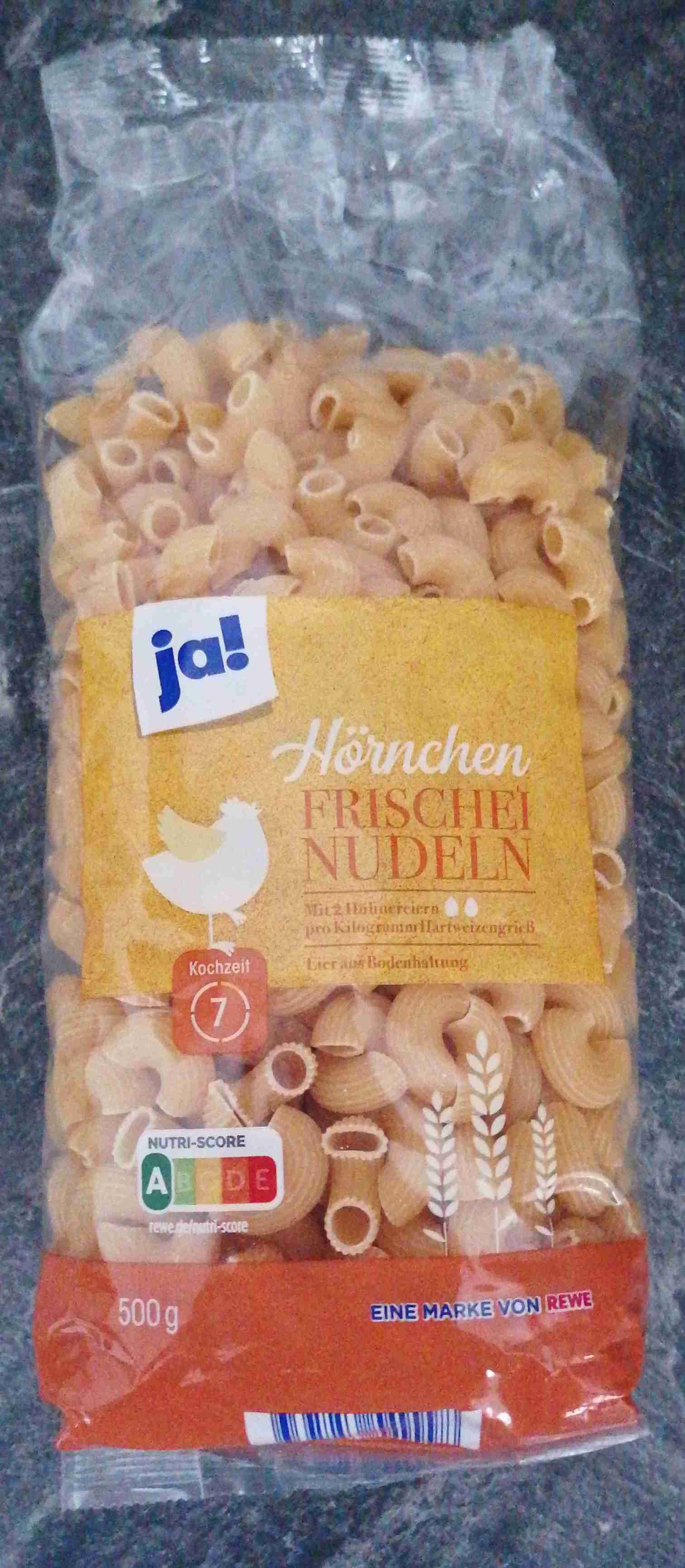 Hörnchen Frischei Nudeln