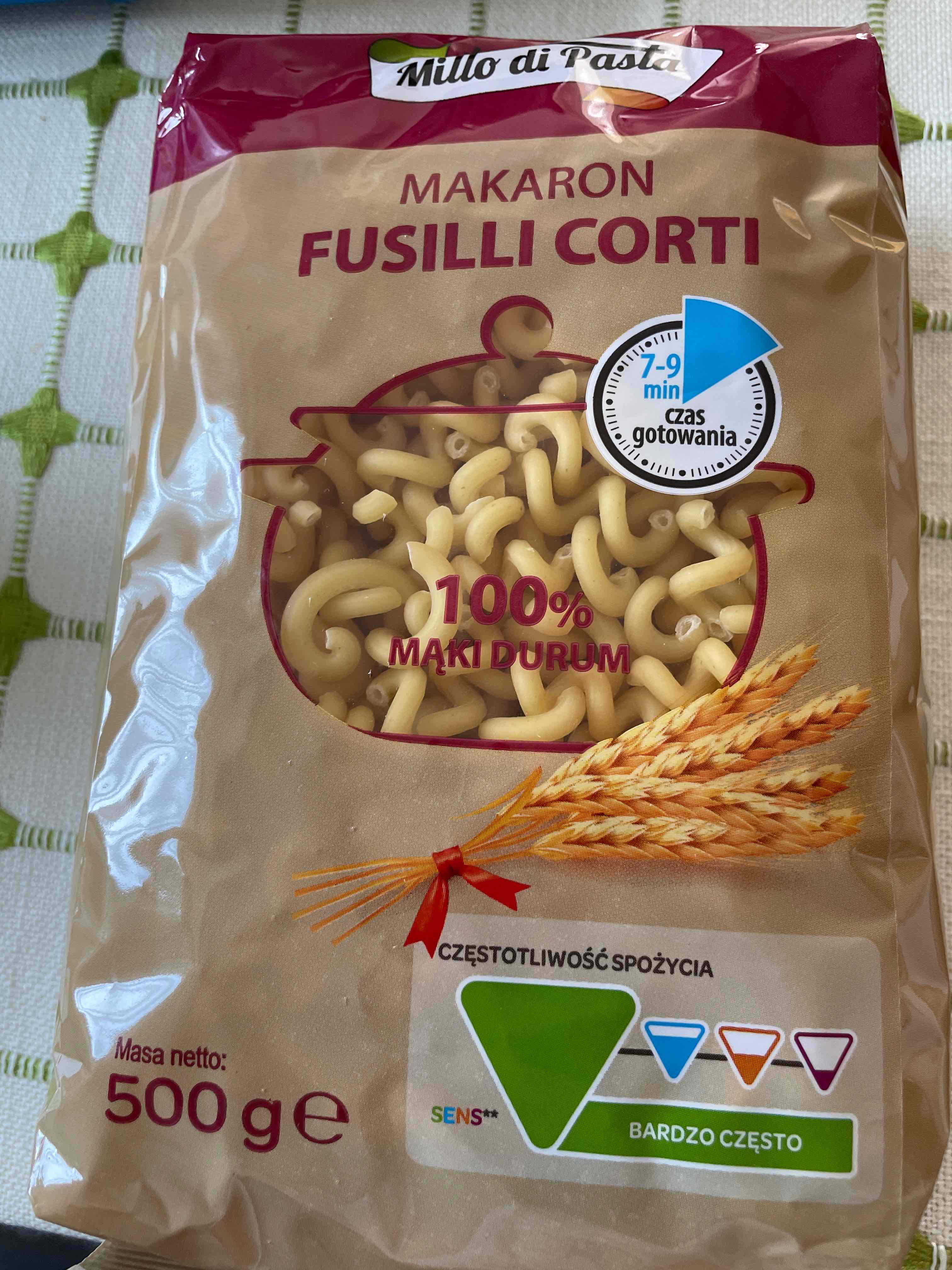 Makaron Fusilli Corti