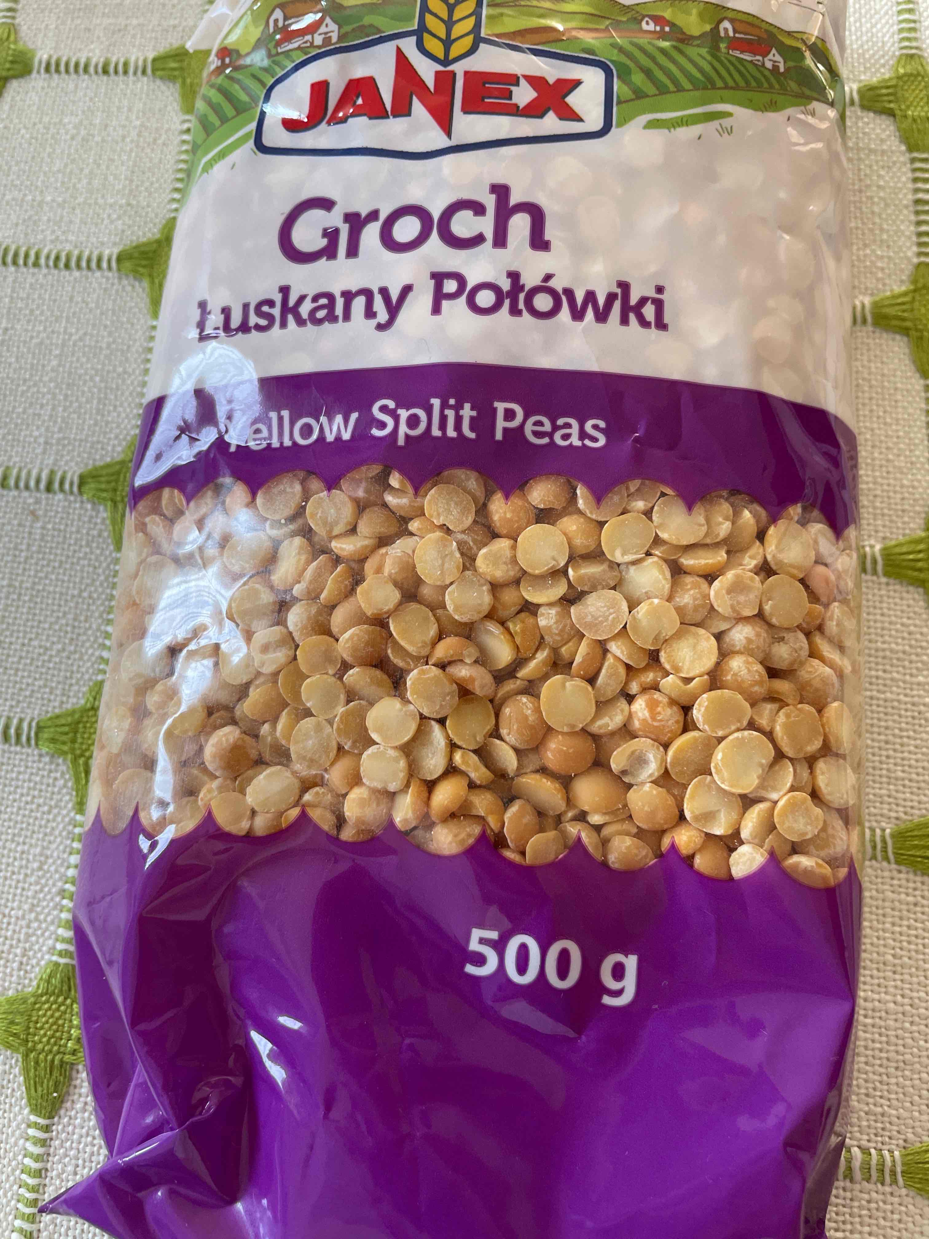Groch łuskany połówki