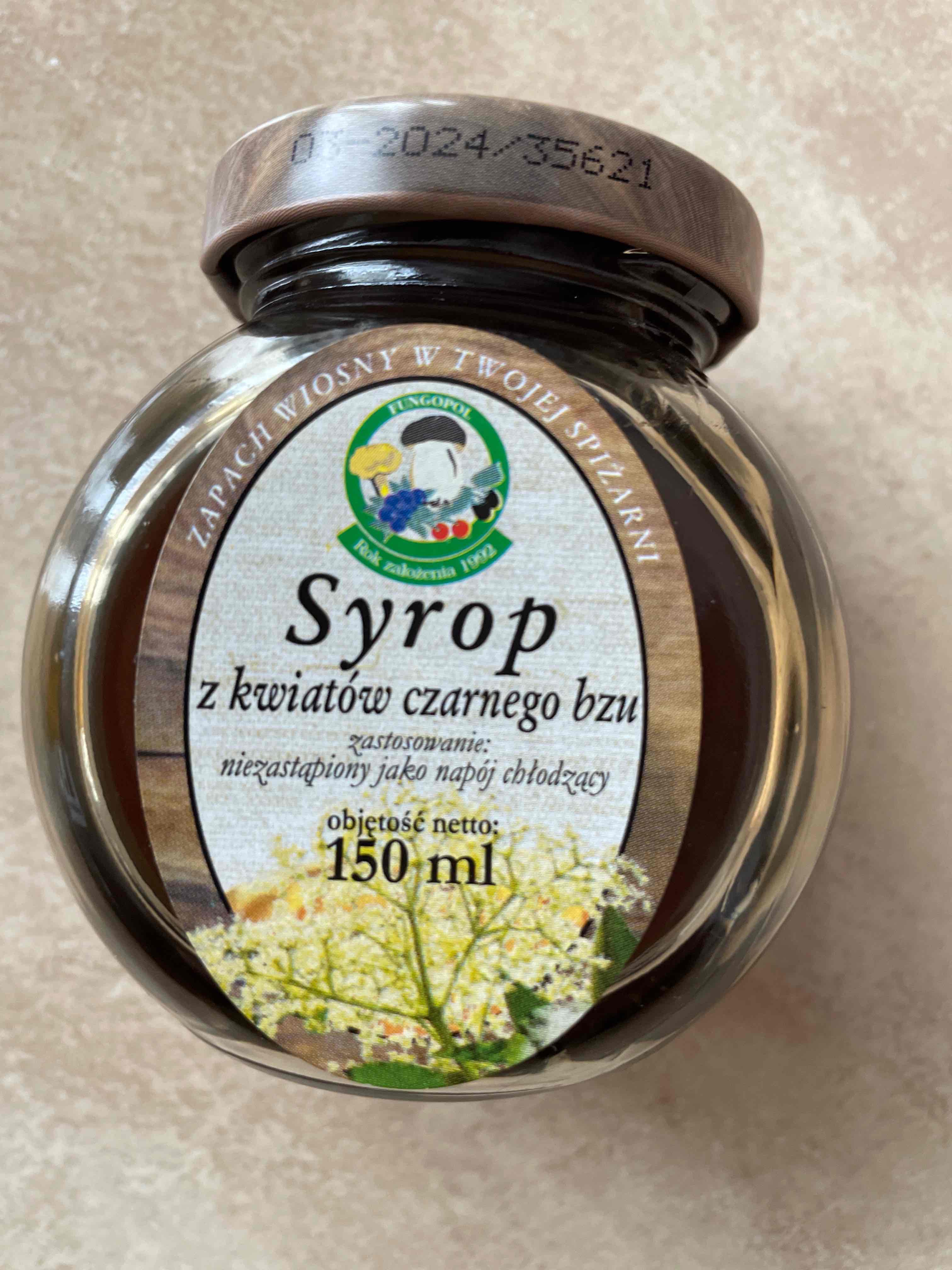 Syrop z kwiatów czarnego bzu