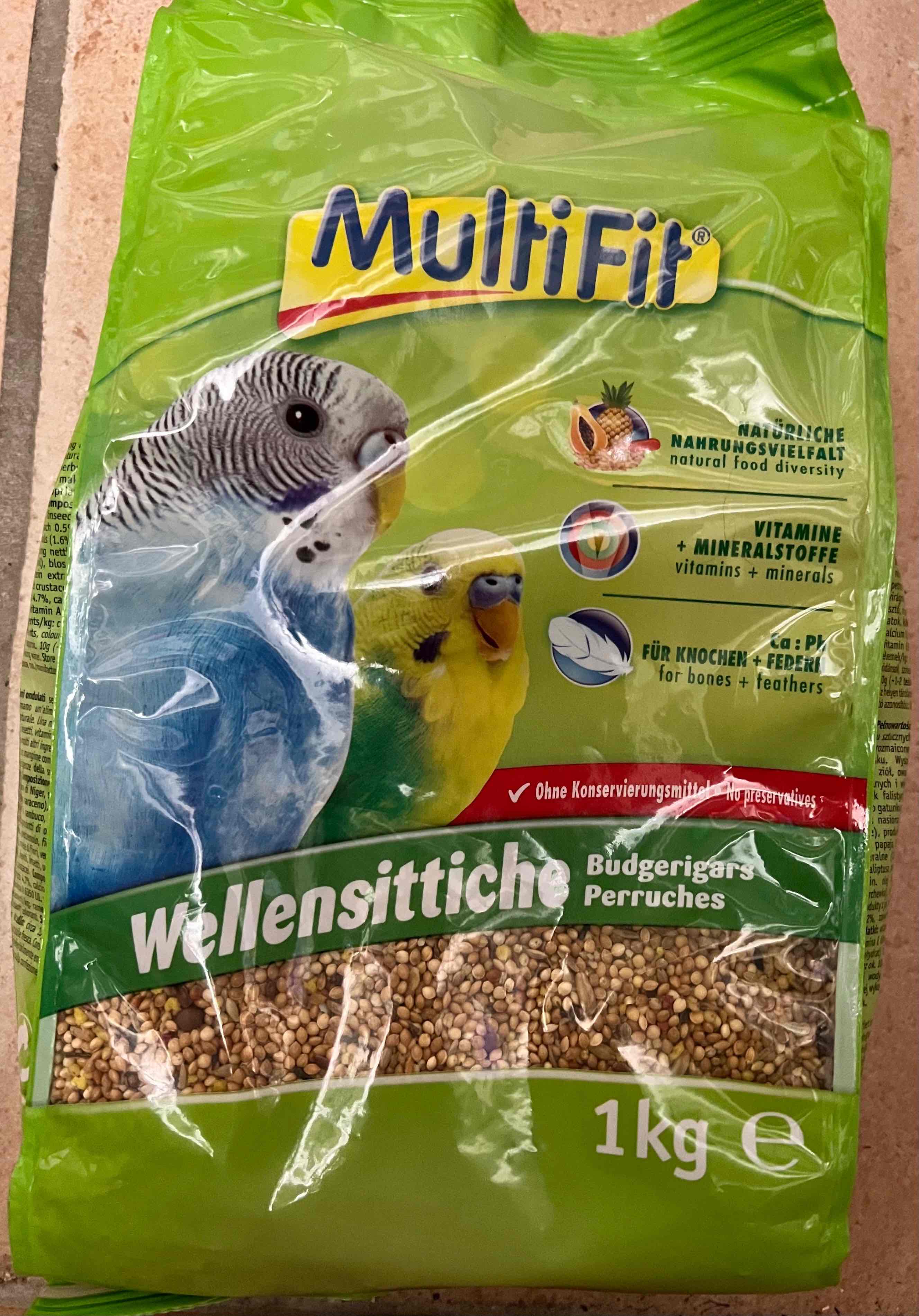 Wellensittichfutter 1 KG