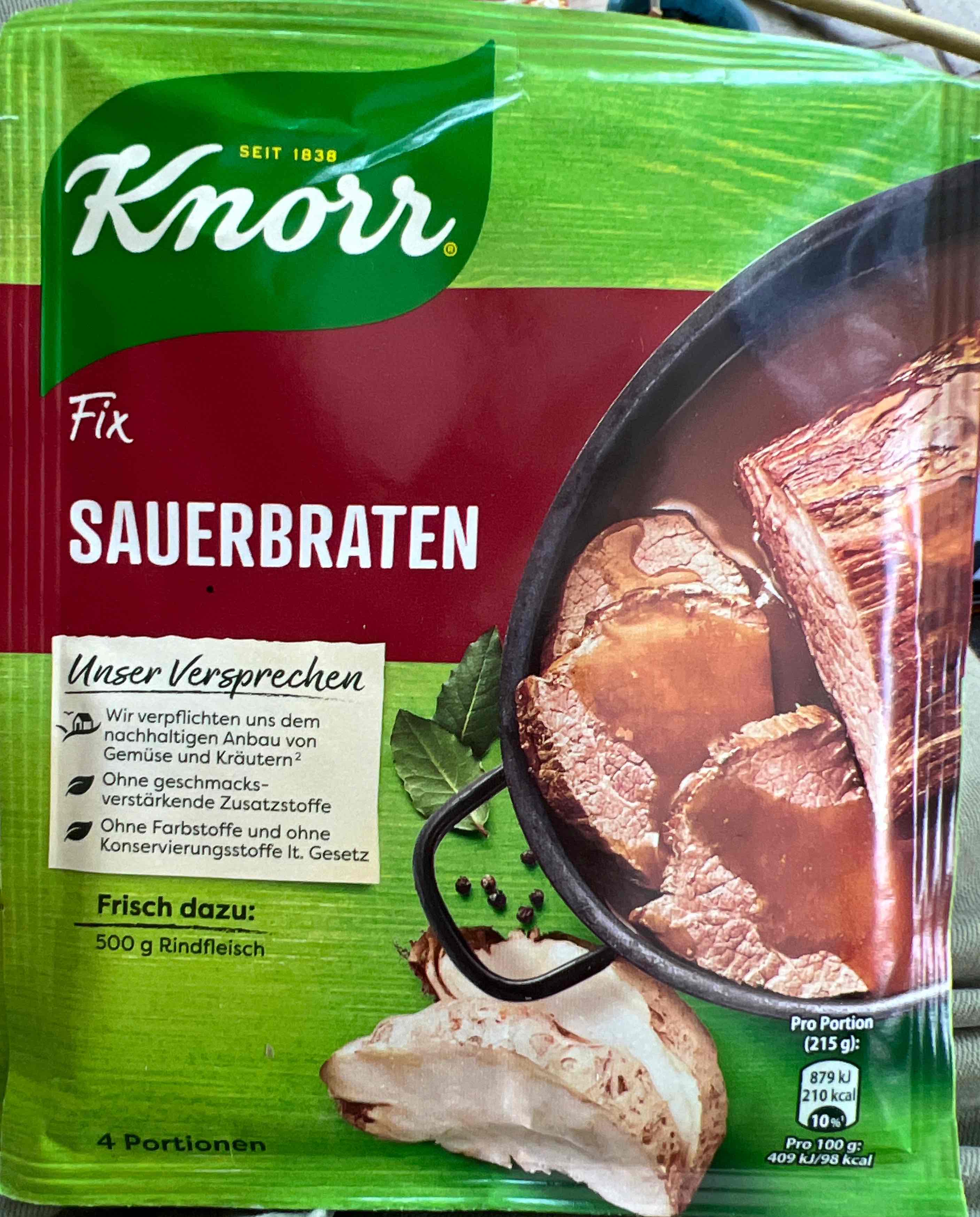 Fix für Sauerbraten