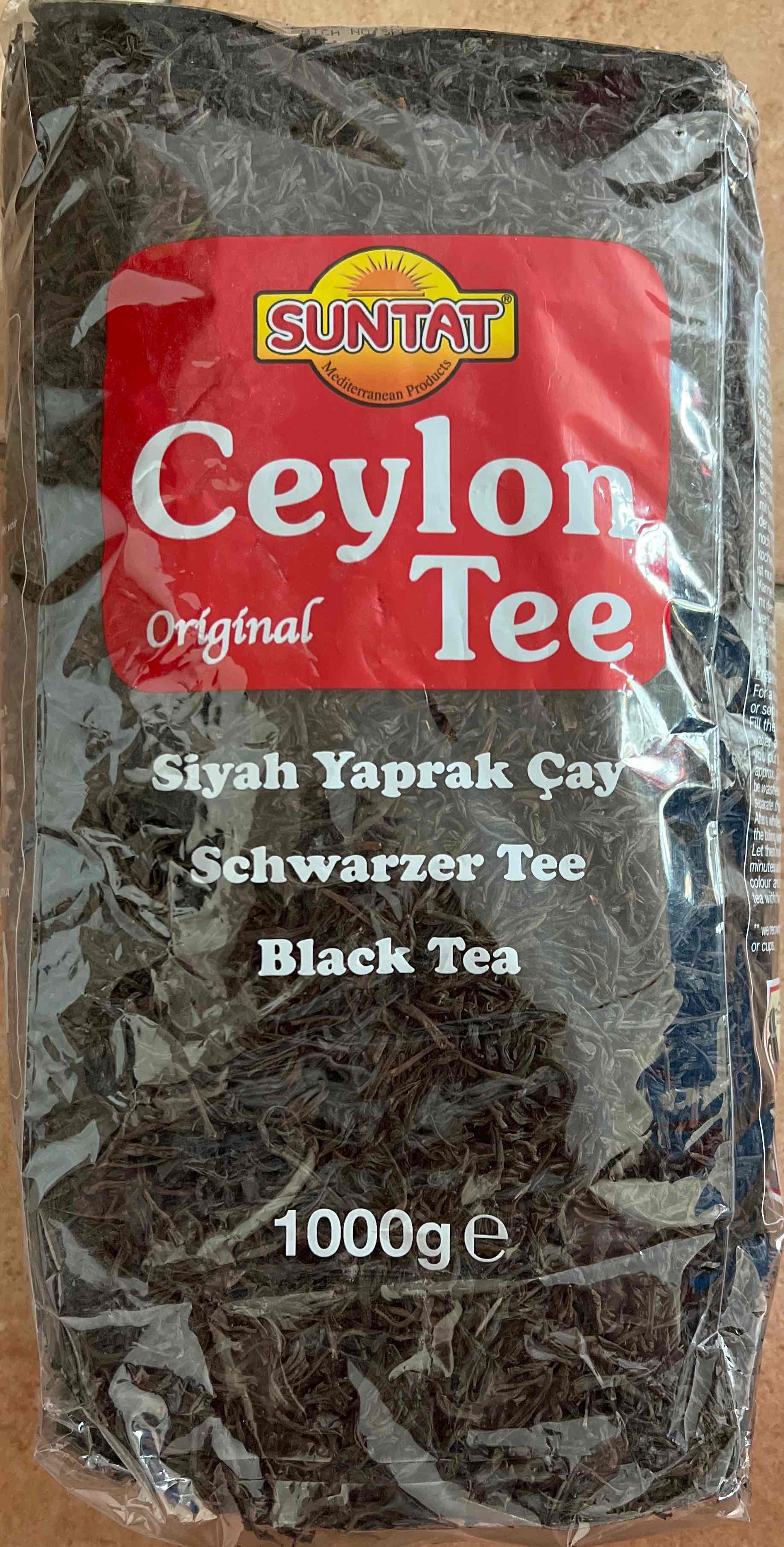 Ceylon Tee Original / Schwarzer Tee