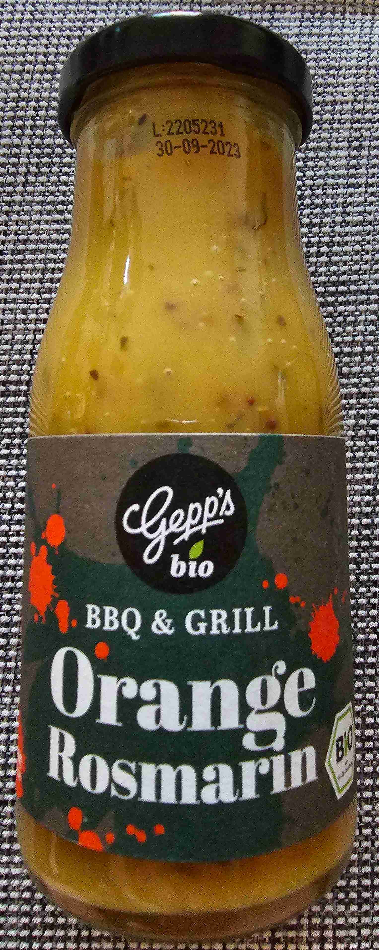 Grillsoße - Orange Rosmarin