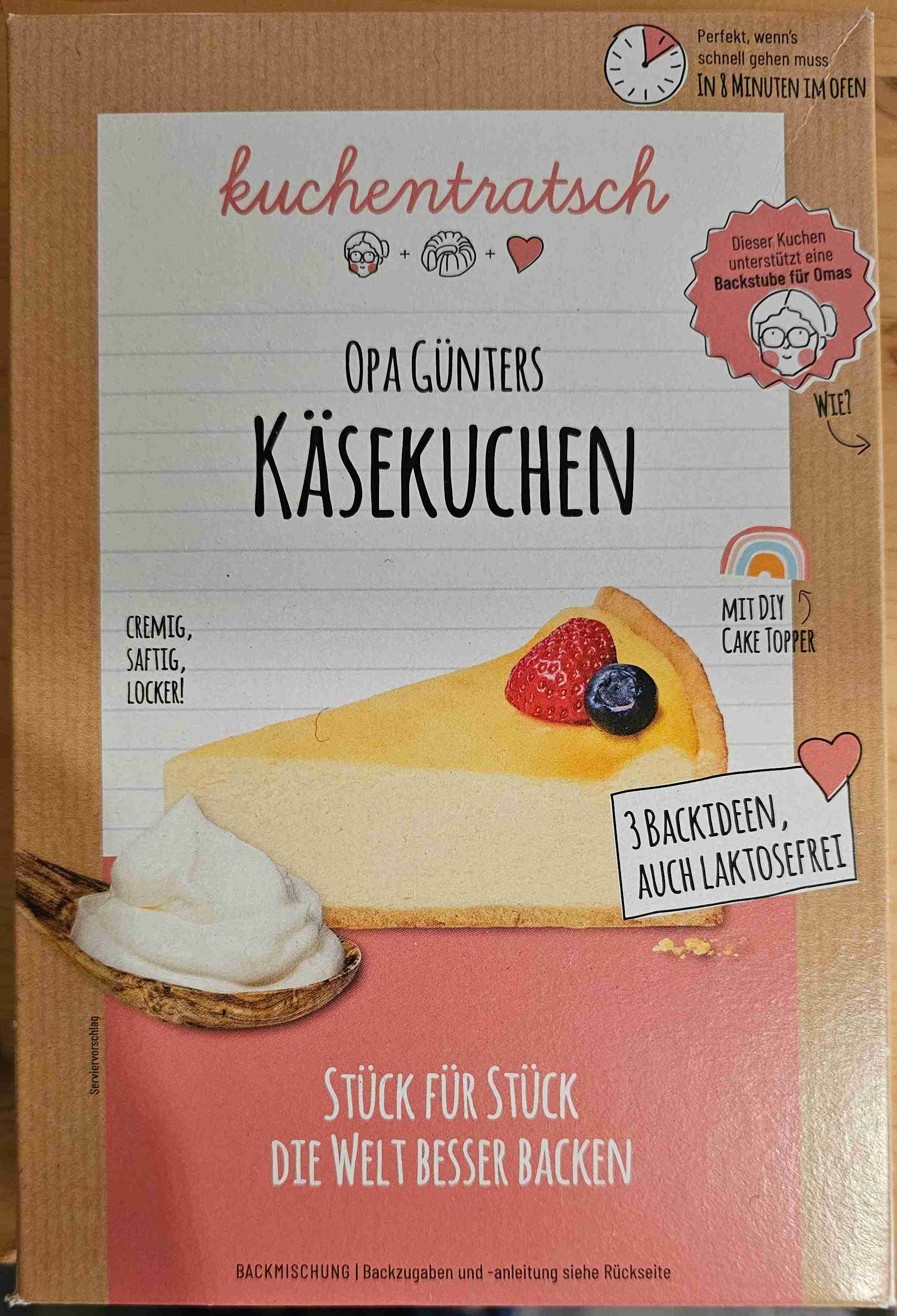 Backmischung - Käsekuchen