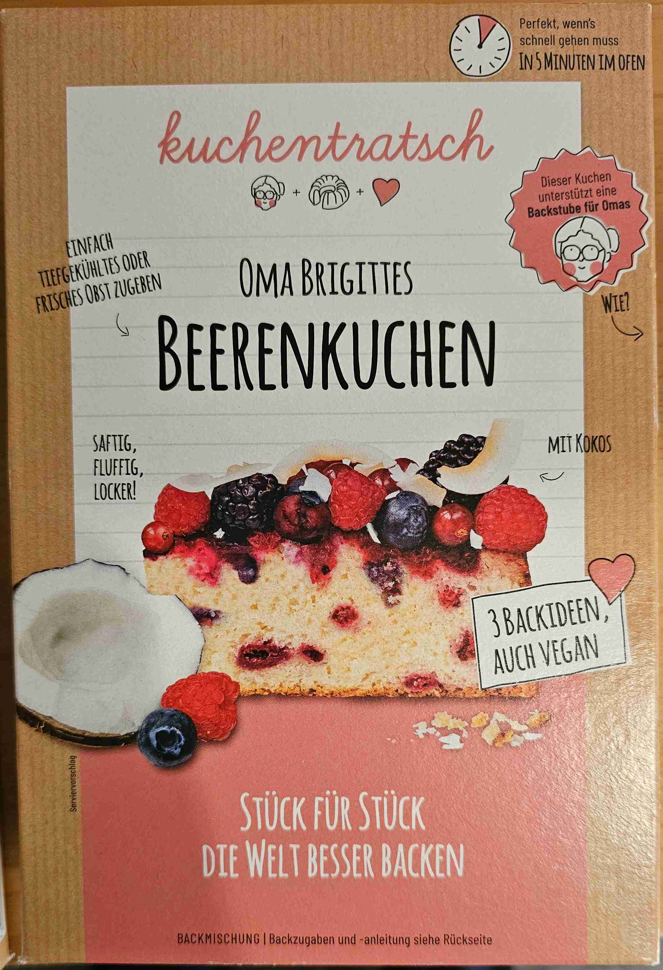 Backmischung - Beerenkuchen