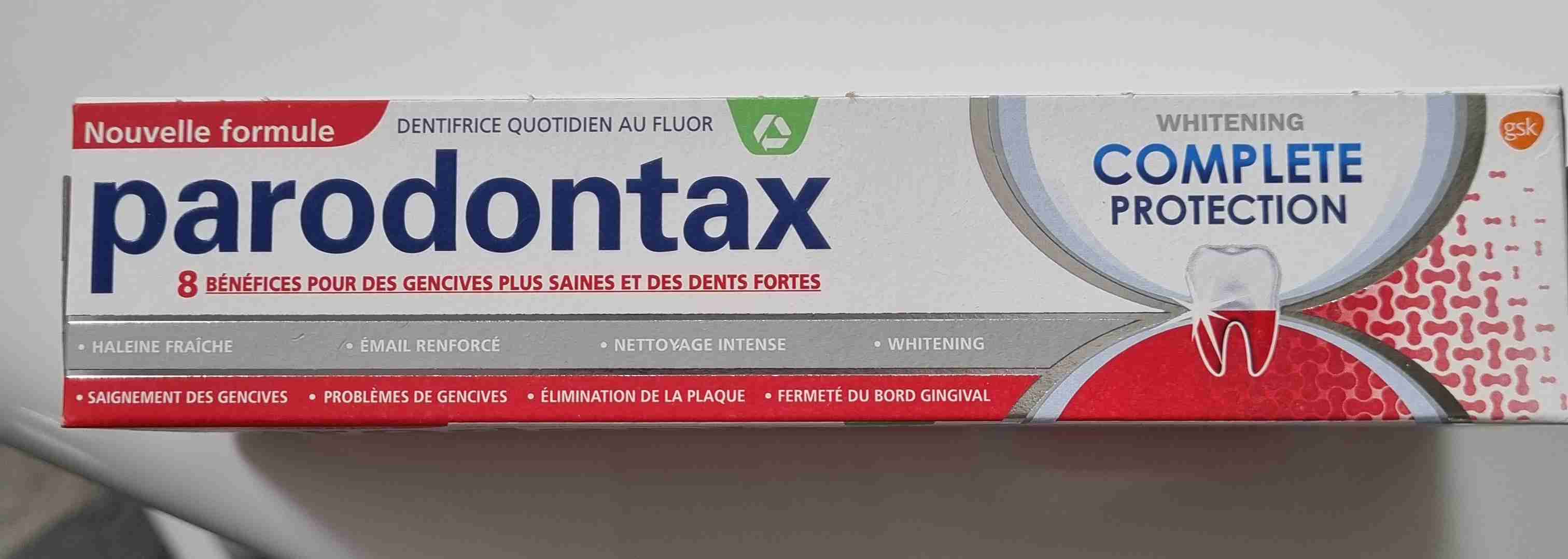 Parodontax Whitening Complete Protection 