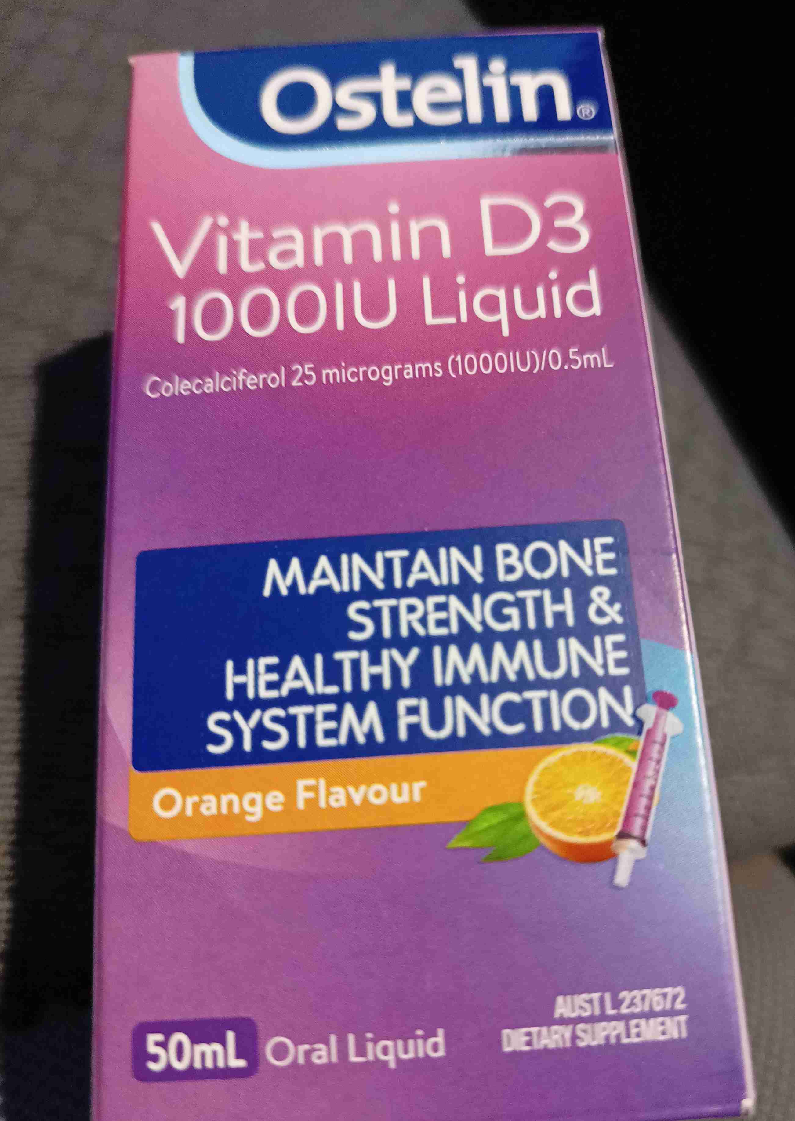 Vitamin D3 1000IU Liquid