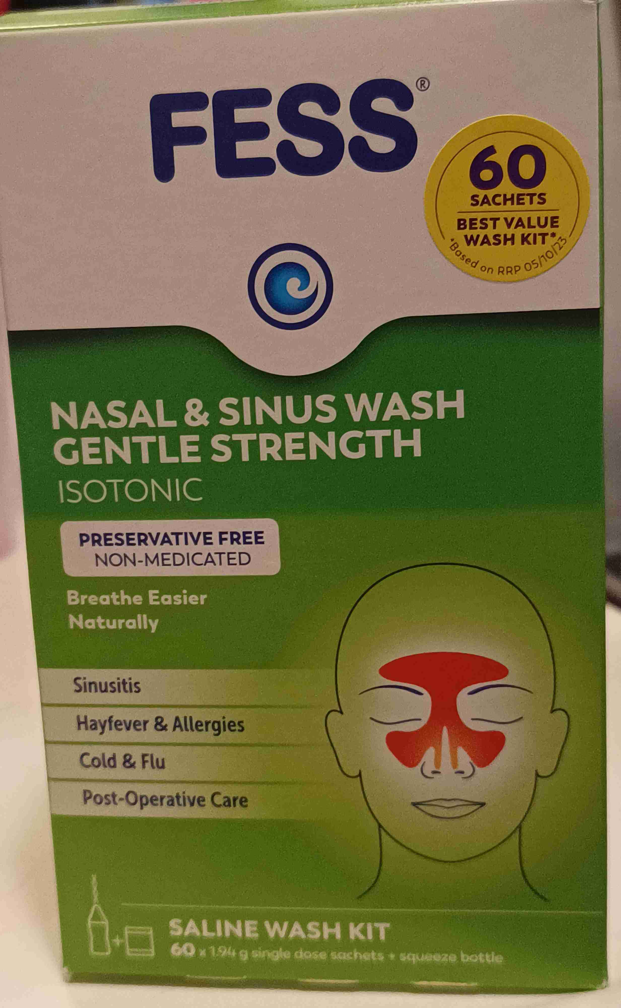 Nasal & Sinus Wash - Gentle Strength