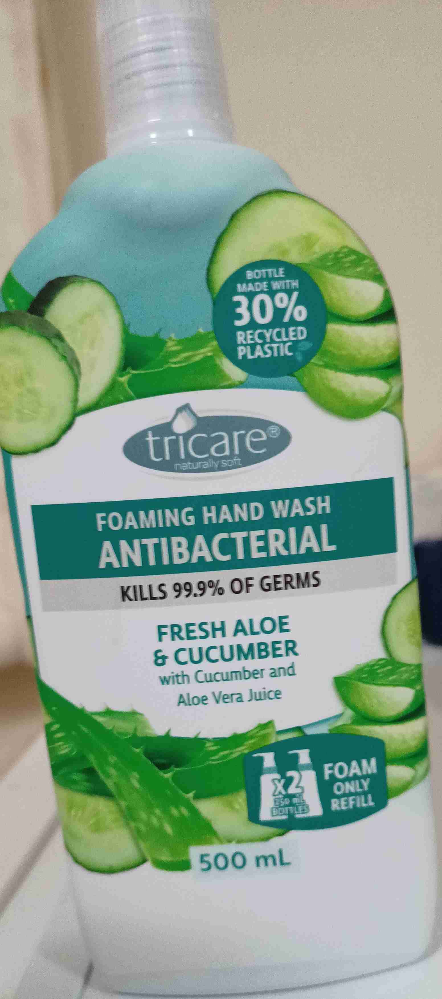 Foaming Hand Wash Antibac - Fresh Aloe & Cucumber