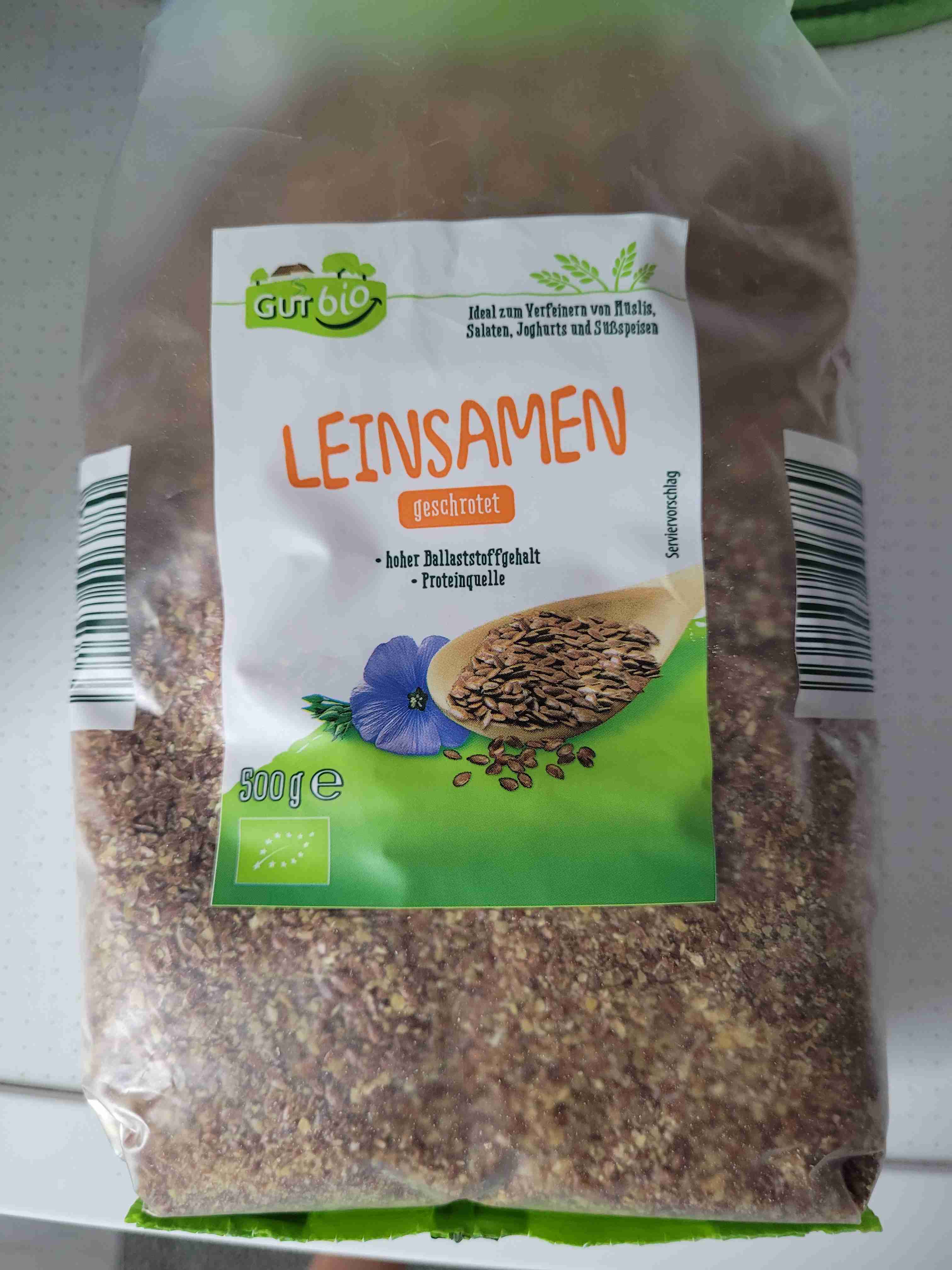 Leinsamen geschrotet 