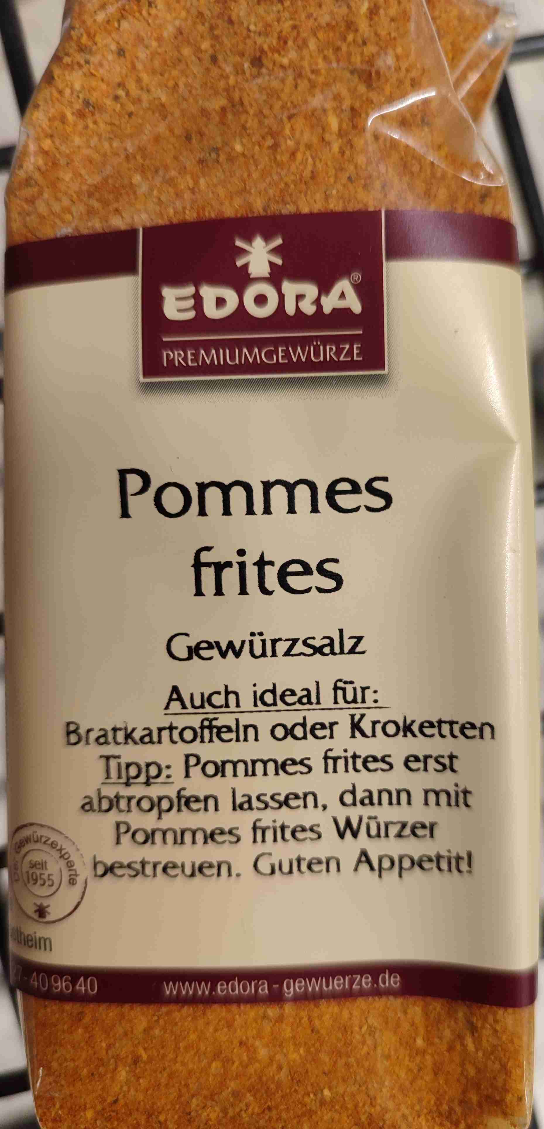 Pommes fritzes Gewürzsalz