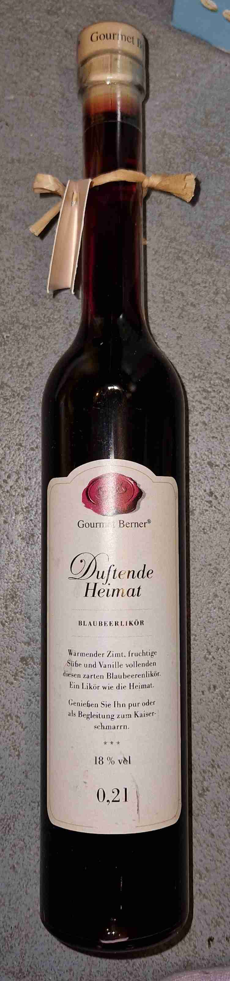 Duftende Heimat - Blaubeerlikör - 18%