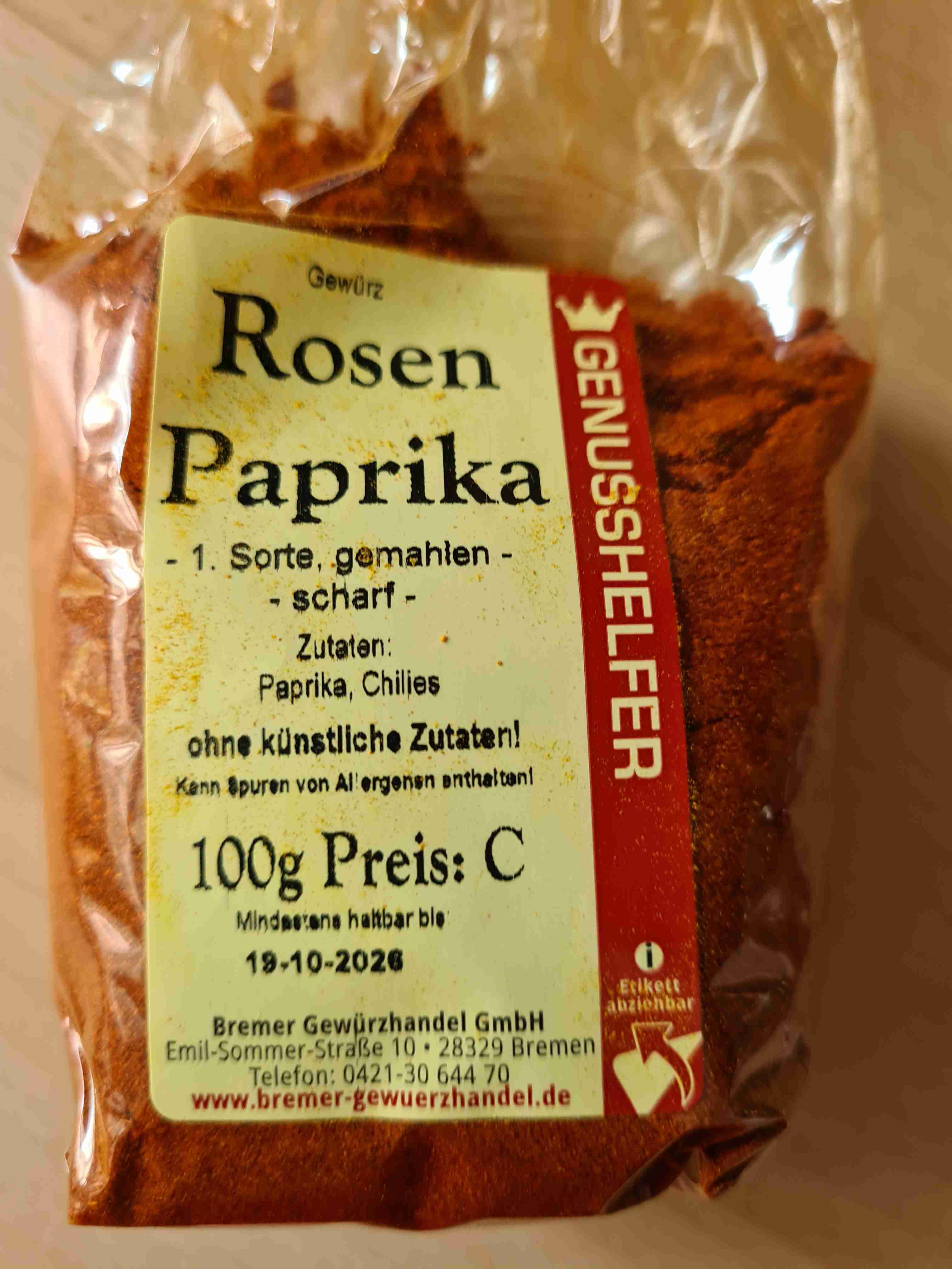 Paprika rosenscharf 