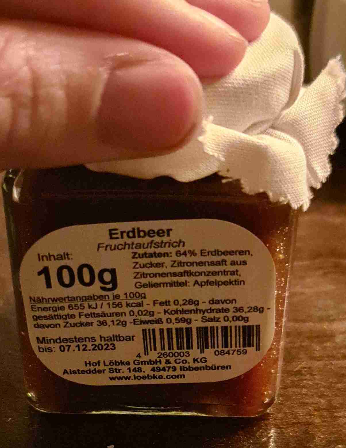 Erdbeeraufstrich