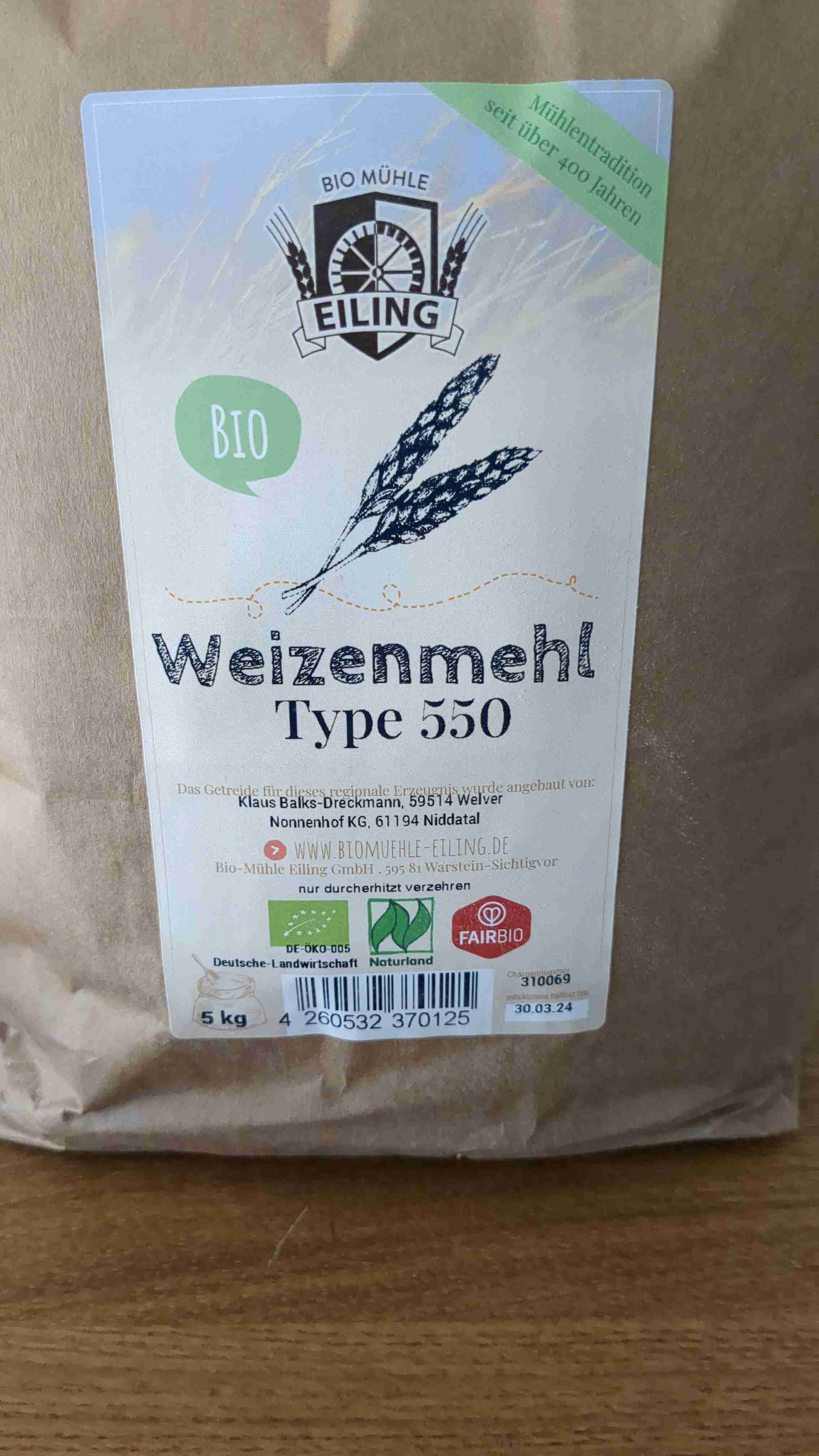 Weizenmehl Type 550