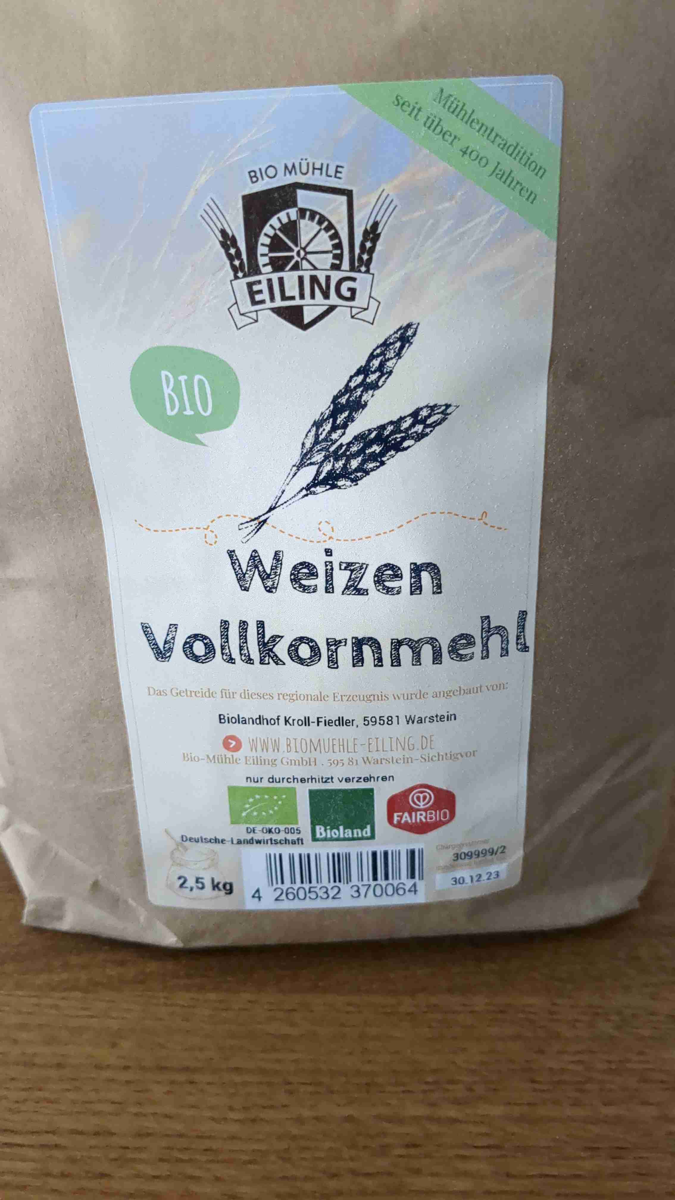Weizen Vollkornmehl 