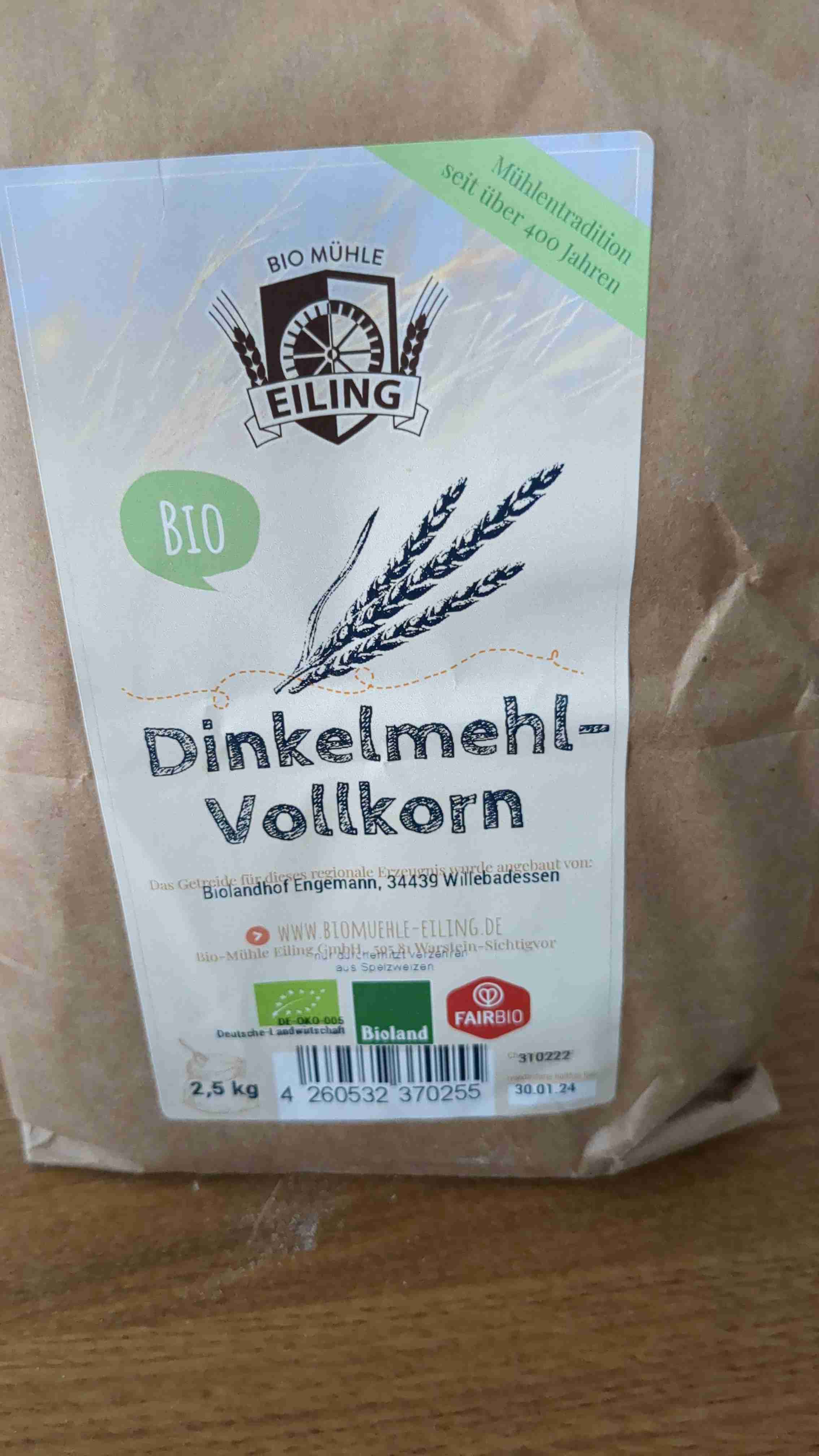 Dinkelmehl-Vollkorn