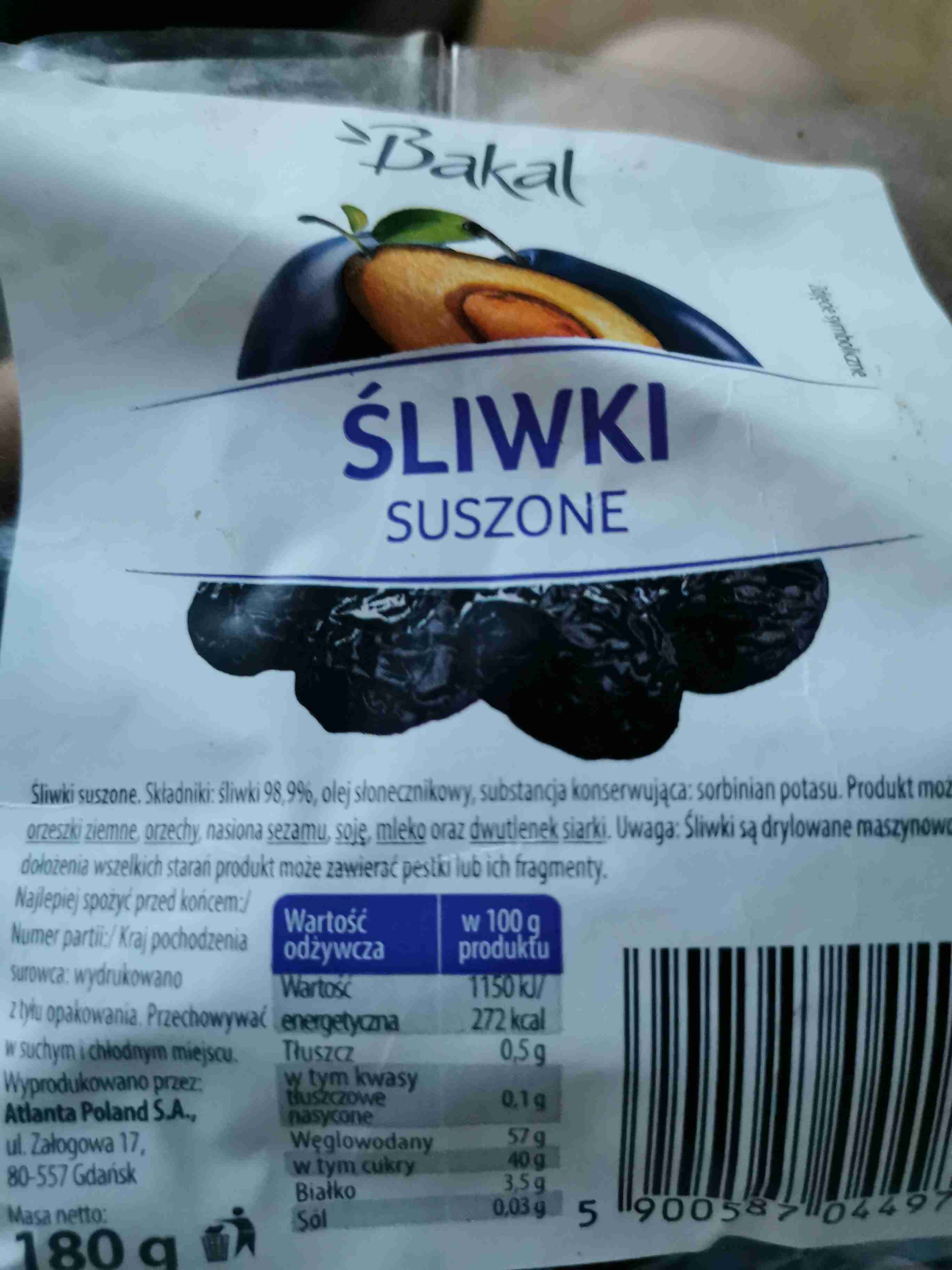 Śliwki suszone